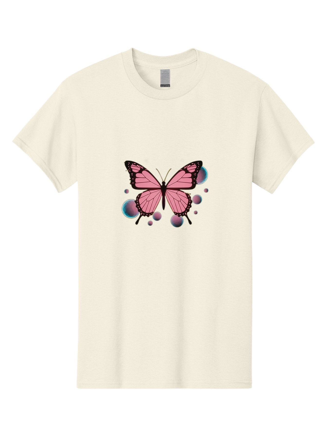 Pink-Butterfly-7 Men'S Graphic Tee, 100% Cotton, Comfortable Casual Summer Wear, Machine Washable, Vintage Camera, Old Camera, Antique Camera, Black Camera, Classic Photography, Photography Equipment, Nostalgic Device, Film Camera, Camera Art Bai221 7