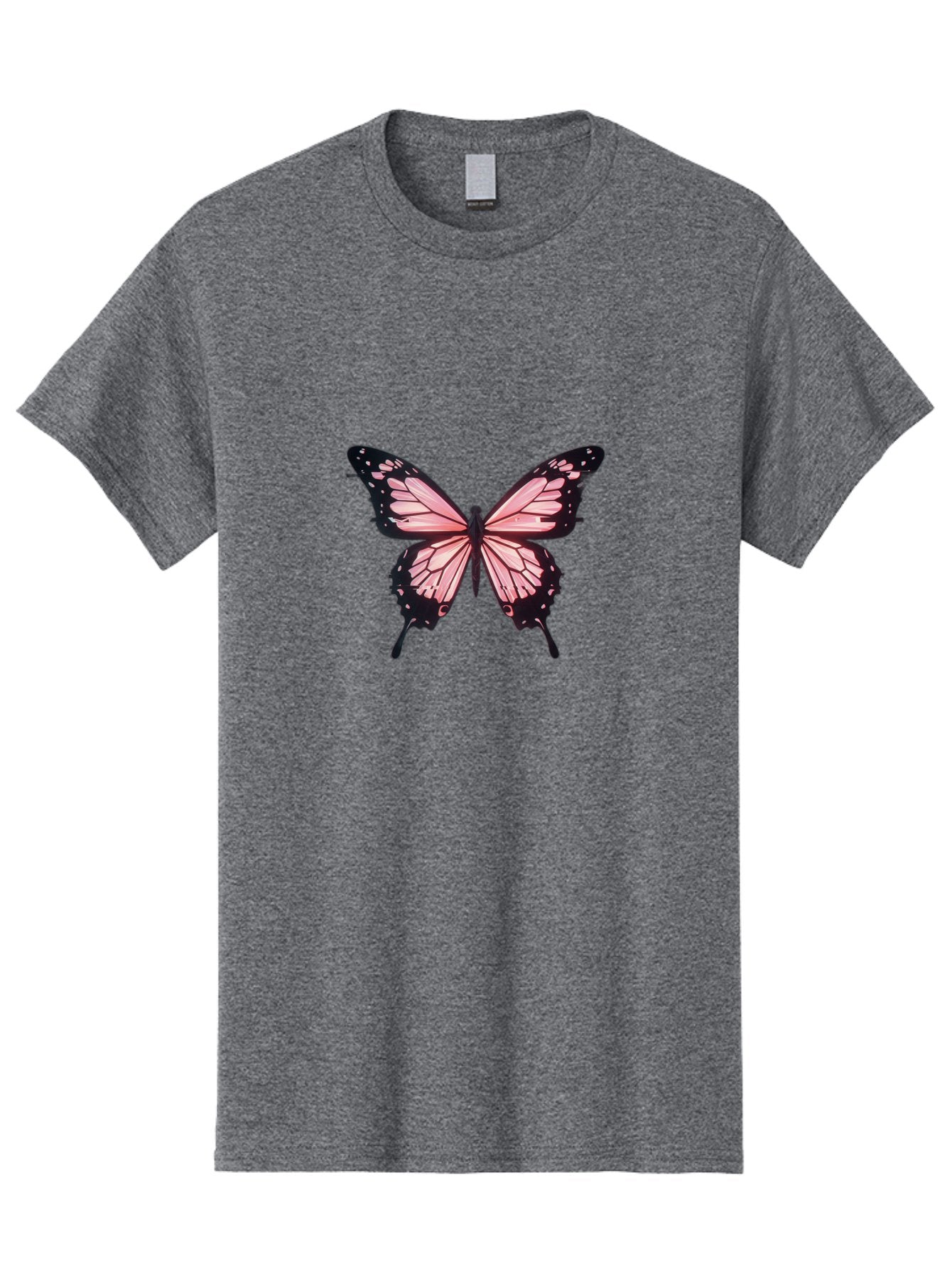 Pink-Butterfly Men'S Graphic Tee, 100% Cotton, Comfortable Casual Summer Wear, Machine Washable, Vintage Camera, Old Camera, Antique Camera, Black Camera, Classic Photography, Photography Equipment, Nostalgic Device, Film Camera, Camera Art Bai222 7