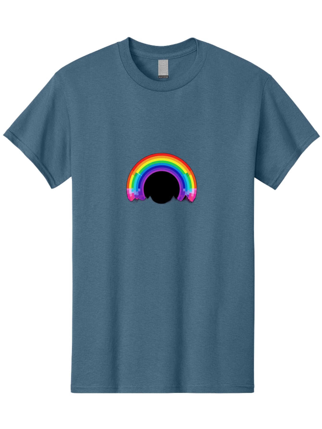 Pixelated-Rainbow Men'S Graphic Tee, 100% Cotton, Comfortable Casual Summer Wear, Machine Washable, Vintage Camera, Old Camera, Antique Camera, Black Camera, Classic Photography, Photography Equipment, Nostalgic Device, Film Camera, Camera Art Bai227 15