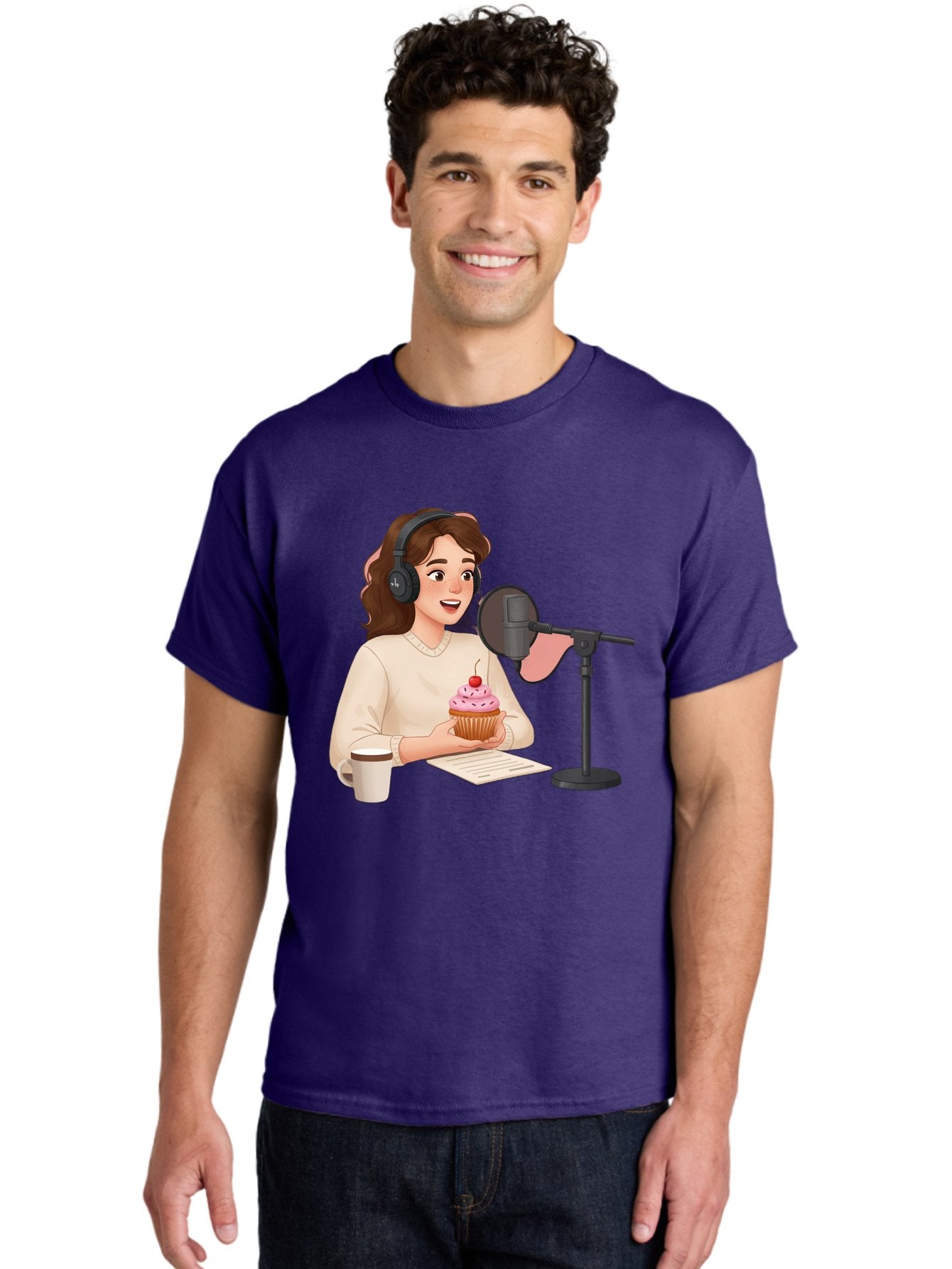 Podcast-Host-Cupcake Men'S Graphic Tee, 100% Cotton, Comfortable Casual Summer Wear, Machine Washable, Vintage Camera, Old Camera, Antique Camera, Black Camera, Classic Photography, Photography Equipment, Nostalgic Device, Film Camera, Bai231 29