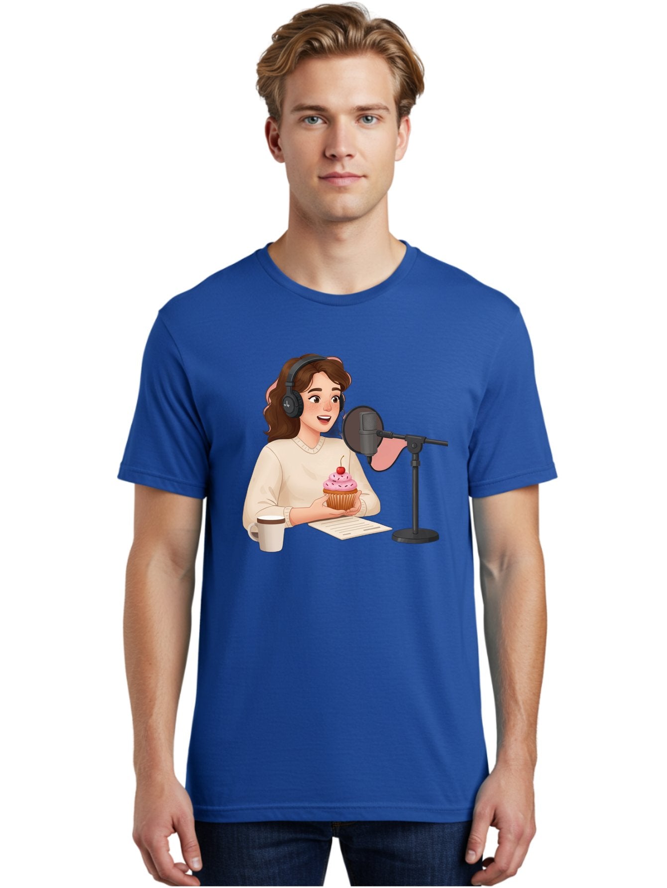 Podcast-Host-Cupcake Men'S Graphic Tee, 100% Cotton, Comfortable Casual Summer Wear, Machine Washable, Vintage Camera, Old Camera, Antique Camera, Black Camera, Classic Photography, Photography Equipment, Nostalgic Device, Film Camera, Bai231 22