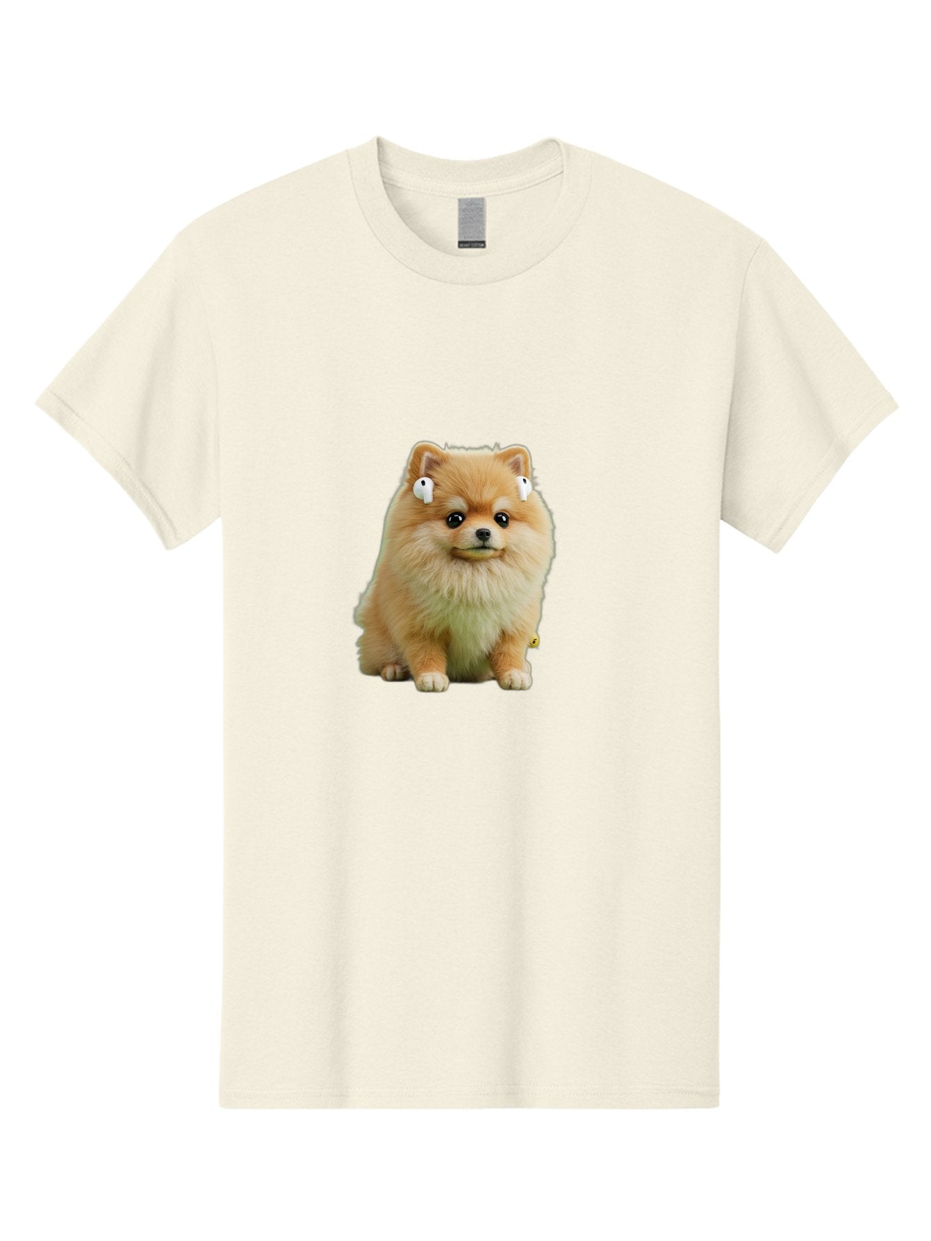 Pomeranian-With-Earbuds Men'S Graphic Tee, 100% Cotton, Comfortable Casual Summer Wear, Machine Washable, Vintage Camera, Old Camera, Antique Camera, Black Camera, Classic Photography, Photography Equipment, Nostalgic Device, Film Camera, Bai234 11