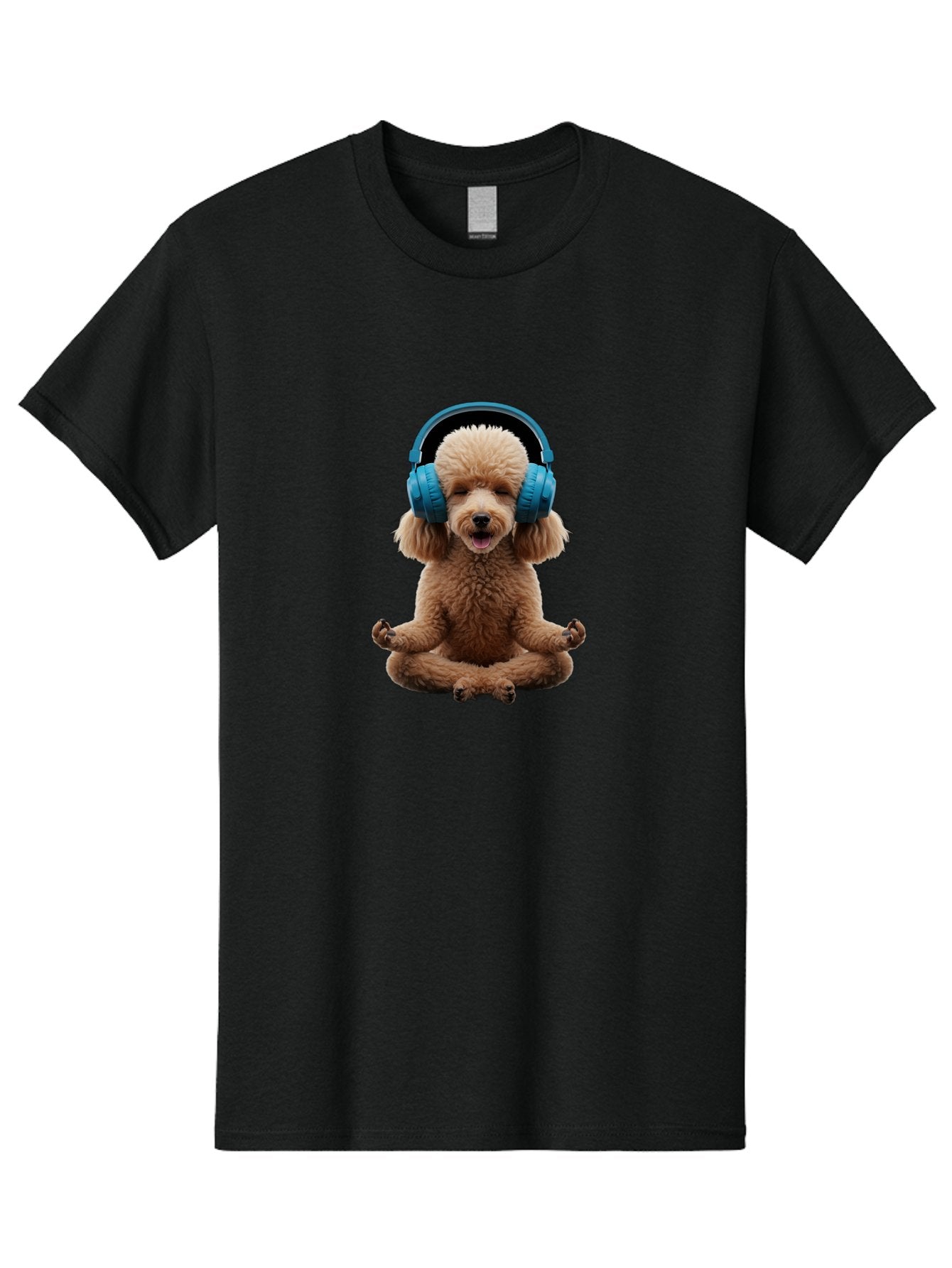 Poodle-In-Headphones Men'S Graphic Tee, 100% Cotton, Comfortable Casual Summer Wear, Machine Washable, Vintage Camera, Old Camera, Antique Camera, Black Camera, Classic Photography, Photography Equipment, Nostalgic Device, Film Camera, Bai235 3