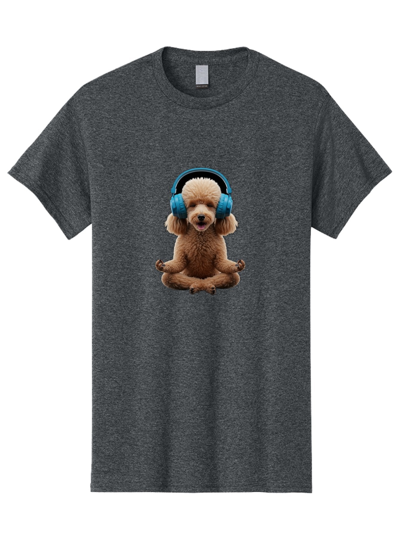 Poodle-In-Headphones Men'S Graphic Tee, 100% Cotton, Comfortable Casual Summer Wear, Machine Washable, Vintage Camera, Old Camera, Antique Camera, Black Camera, Classic Photography, Photography Equipment, Nostalgic Device, Film Camera, Bai235