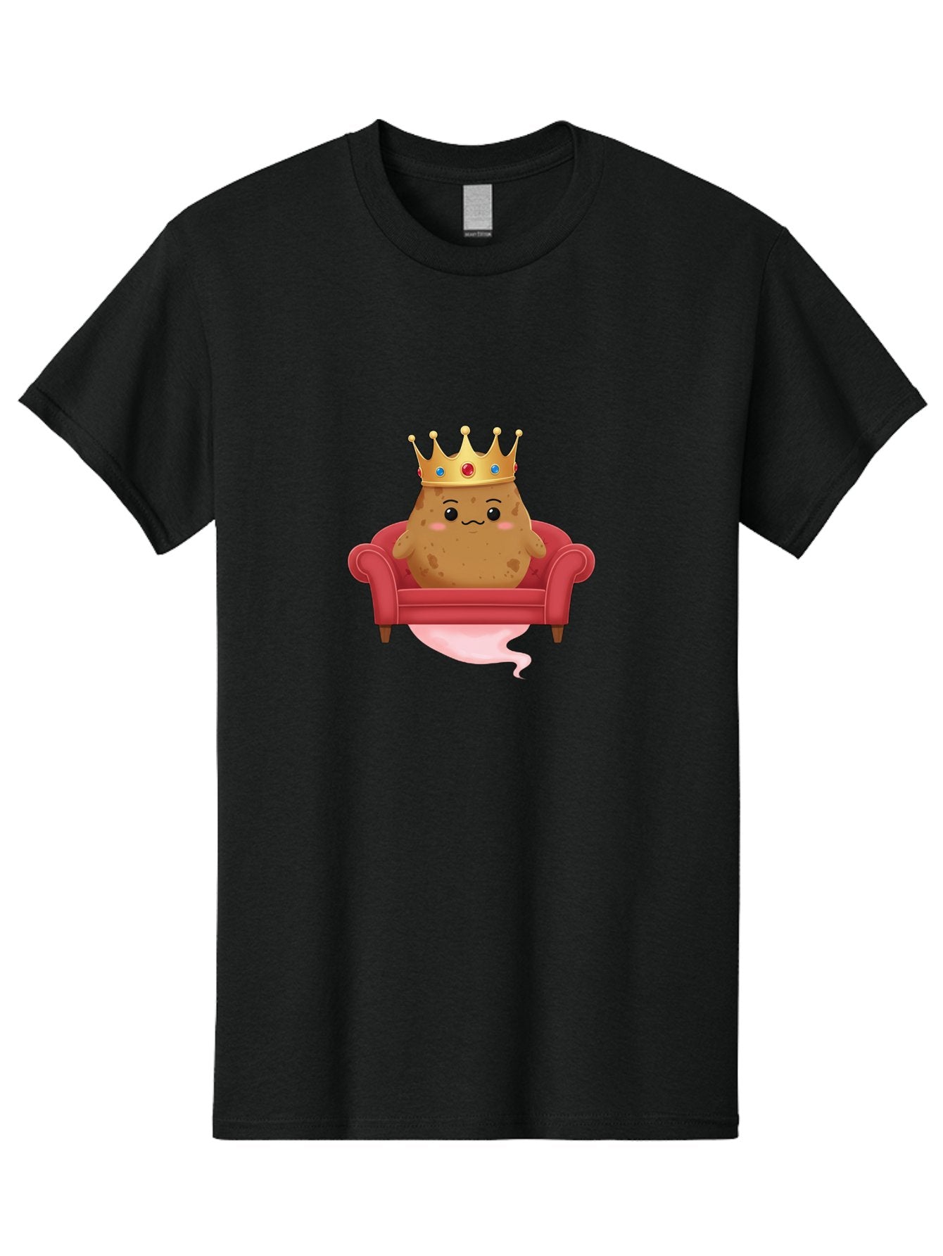 Potato-King-2 Men'S Graphic Tee, 100% Cotton, Comfortable Casual Summer Wear, Machine Washable, Vintage Camera, Old Camera, Antique Camera, Black Camera, Classic Photography, Photography Equipment, Nostalgic Device, Film Camera, Camera Art Bai240 6
