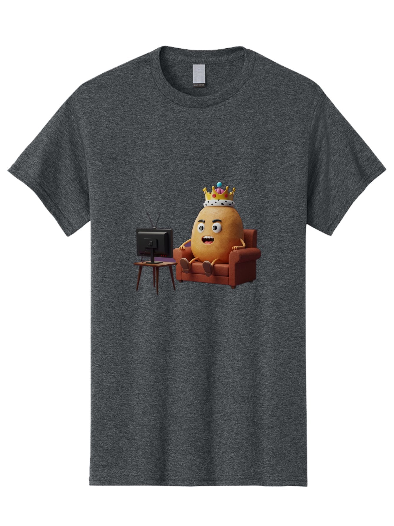 Potato-With-Crown Men'S Graphic Tee, 100% Cotton, Comfortable Casual Summer Wear, Machine Washable, Vintage Camera, Old Camera, Antique Camera, Black Camera, Classic Photography, Photography Equipment, Nostalgic Device, Film Camera, Camera Art Bai252 13