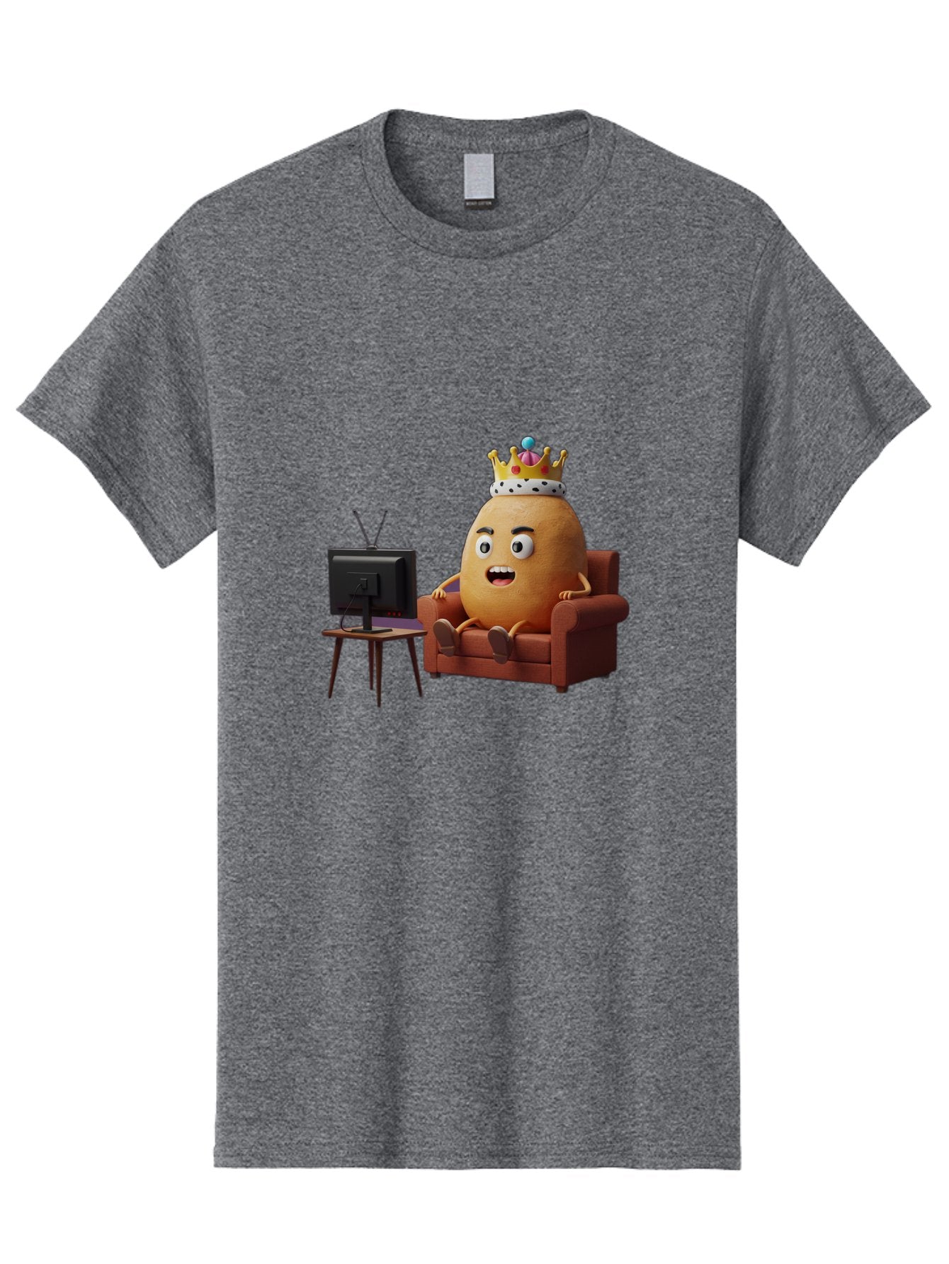 Potato-With-Crown Men'S Graphic Tee, 100% Cotton, Comfortable Casual Summer Wear, Machine Washable, Vintage Camera, Old Camera, Antique Camera, Black Camera, Classic Photography, Photography Equipment, Nostalgic Device, Film Camera, Camera Art Bai252 10