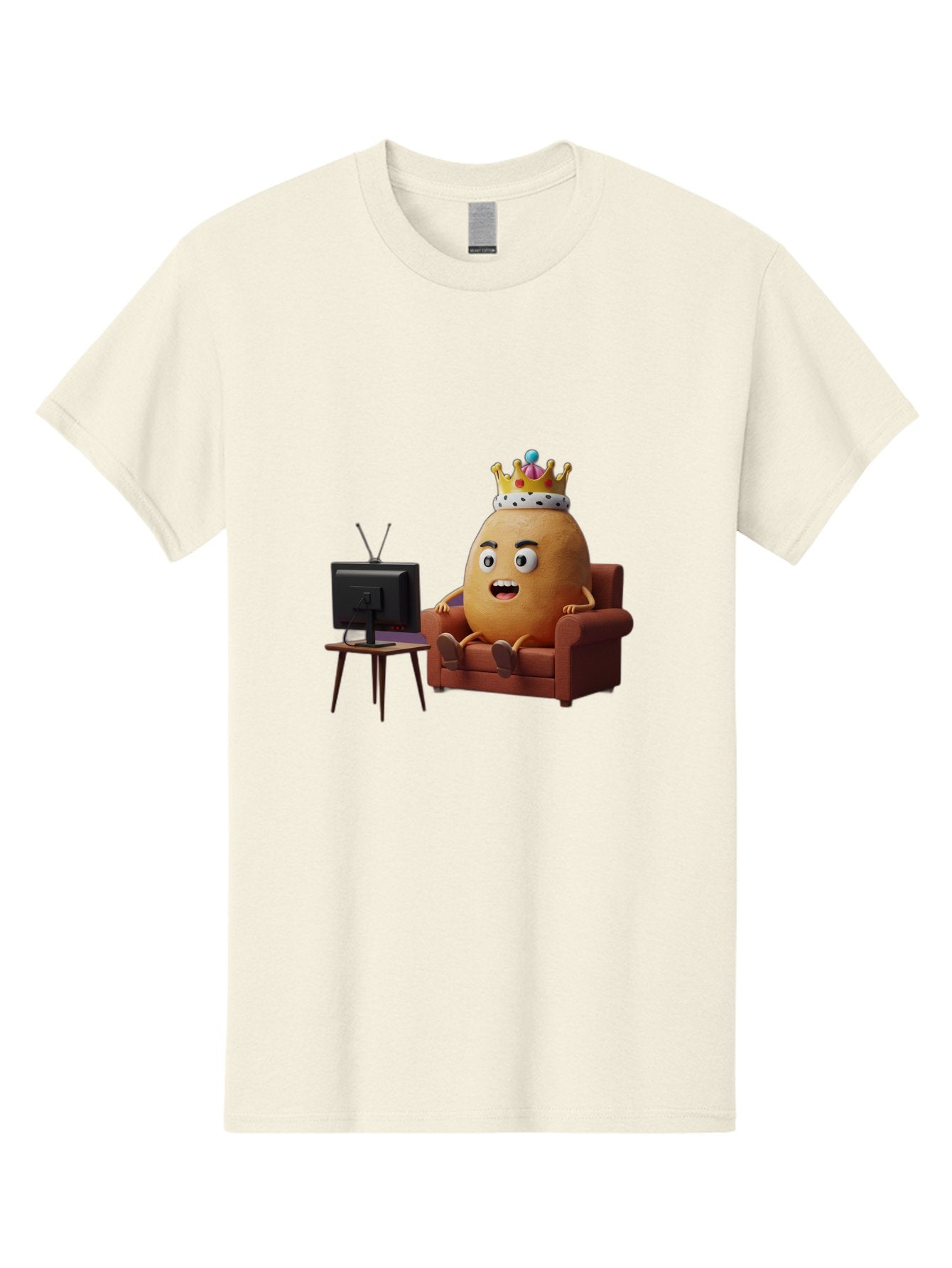 Potato-With-Crown Men'S Graphic Tee, 100% Cotton, Comfortable Casual Summer Wear, Machine Washable, Vintage Camera, Old Camera, Antique Camera, Black Camera, Classic Photography, Photography Equipment, Nostalgic Device, Film Camera, Camera Art Bai252 15