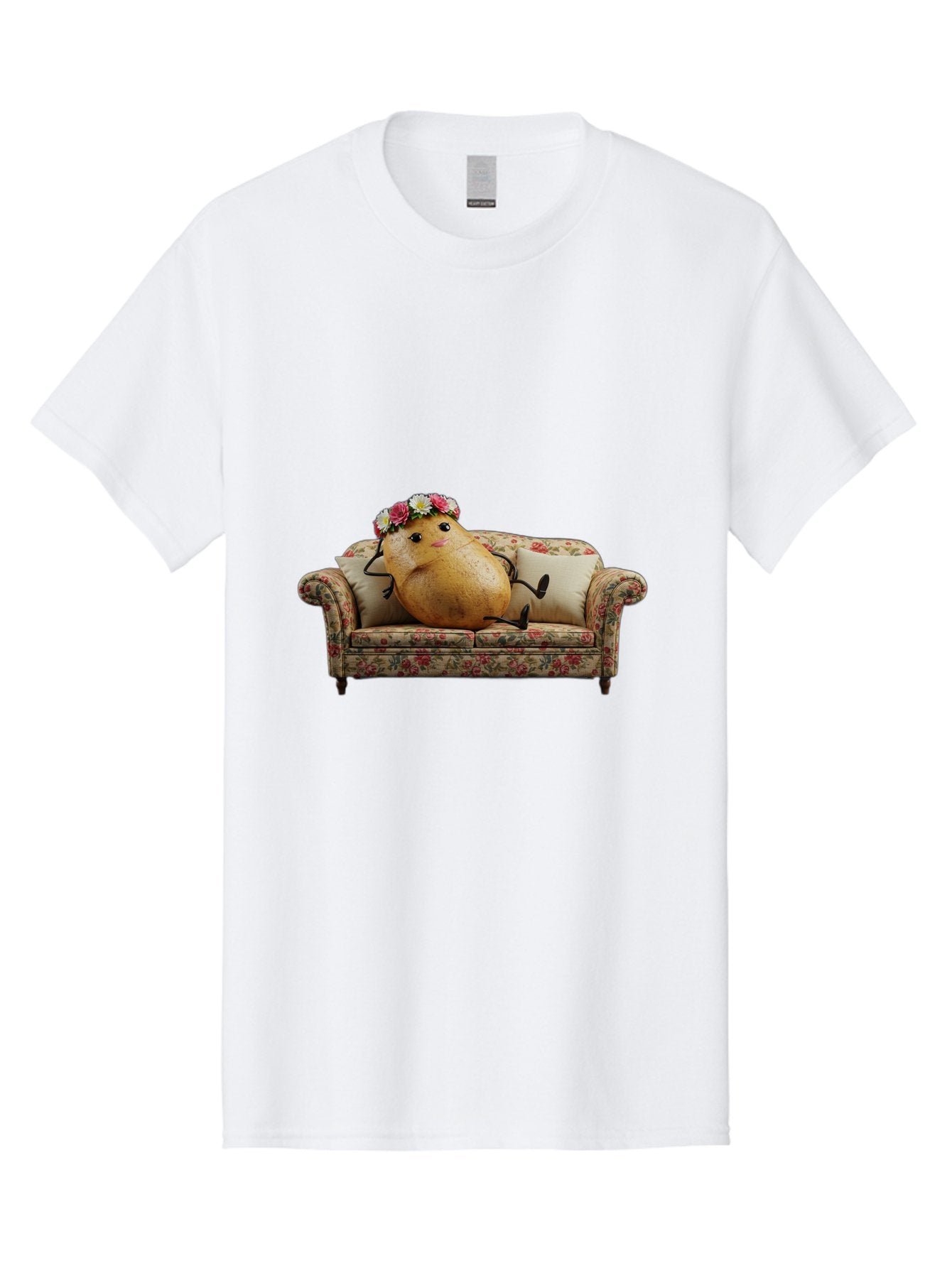 Potato-With-Flowers-On-Sofa Men'S Graphic Tee, 100% Cotton, Comfortable Casual Summer Wear, Machine Washable, Vintage Camera, Old Camera, Antique Camera, Black Camera, Classic Photography, Photography Equipment, Nostalgic Device, Film Camera, Bai253 14