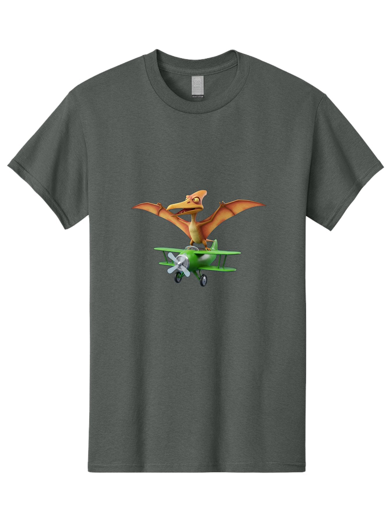 Pterodactyl-On-Plane Men'S Graphic Tee, 100% Cotton, Comfortable Casual Summer Wear, Machine Washable, Vintage Camera, Old Camera, Antique Camera, Black Camera, Classic Photography, Photography Equipment, Nostalgic Device, Film Camera, Bai255 7