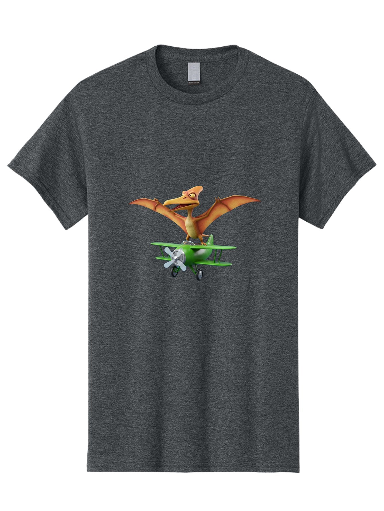 Pterodactyl-On-Plane Men'S Graphic Tee, 100% Cotton, Comfortable Casual Summer Wear, Machine Washable, Vintage Camera, Old Camera, Antique Camera, Black Camera, Classic Photography, Photography Equipment, Nostalgic Device, Film Camera, Bai255