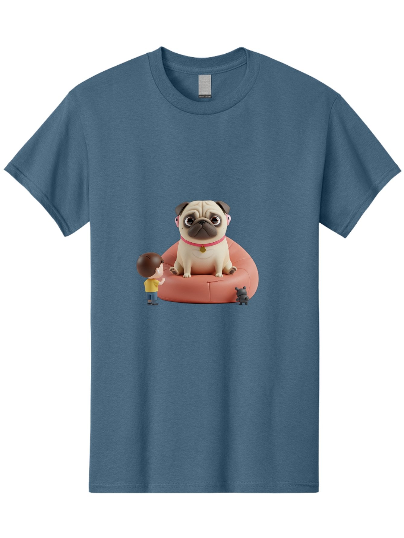 Pug-On-Bean-Bag Men'S Graphic Tee, 100% Cotton, Comfortable Casual Summer Wear, Machine Washable, Vintage Camera, Old Camera, Antique Camera, Black Camera, Classic Photography, Photography Equipment, Nostalgic Device, Film Camera, Camera Art Bai256 13