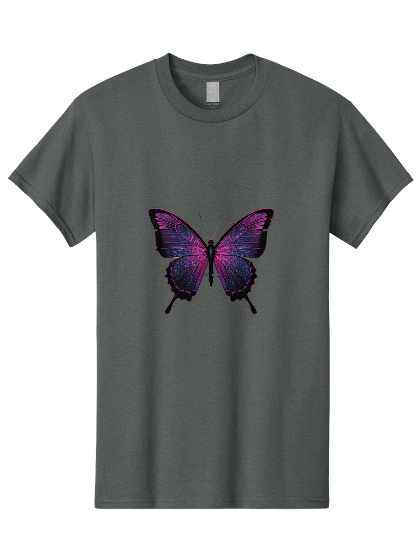 Purple-Butterfly-1 Men'S Graphic Tee, 100% Cotton, Comfortable Casual Summer Wear, Machine Washable, Vintage Camera, Old Camera, Antique Camera, Black Camera, Classic Photography, Photography Equipment, Nostalgic Device, Film Camera, Bai257 3