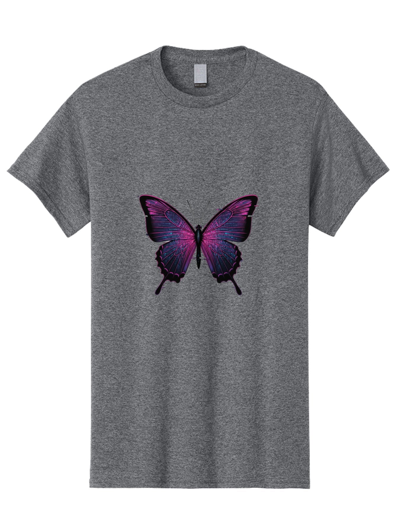 Purple-Butterfly-1 Men'S Graphic Tee, 100% Cotton, Comfortable Casual Summer Wear, Machine Washable, Vintage Camera, Old Camera, Antique Camera, Black Camera, Classic Photography, Photography Equipment, Nostalgic Device, Film Camera, Bai257