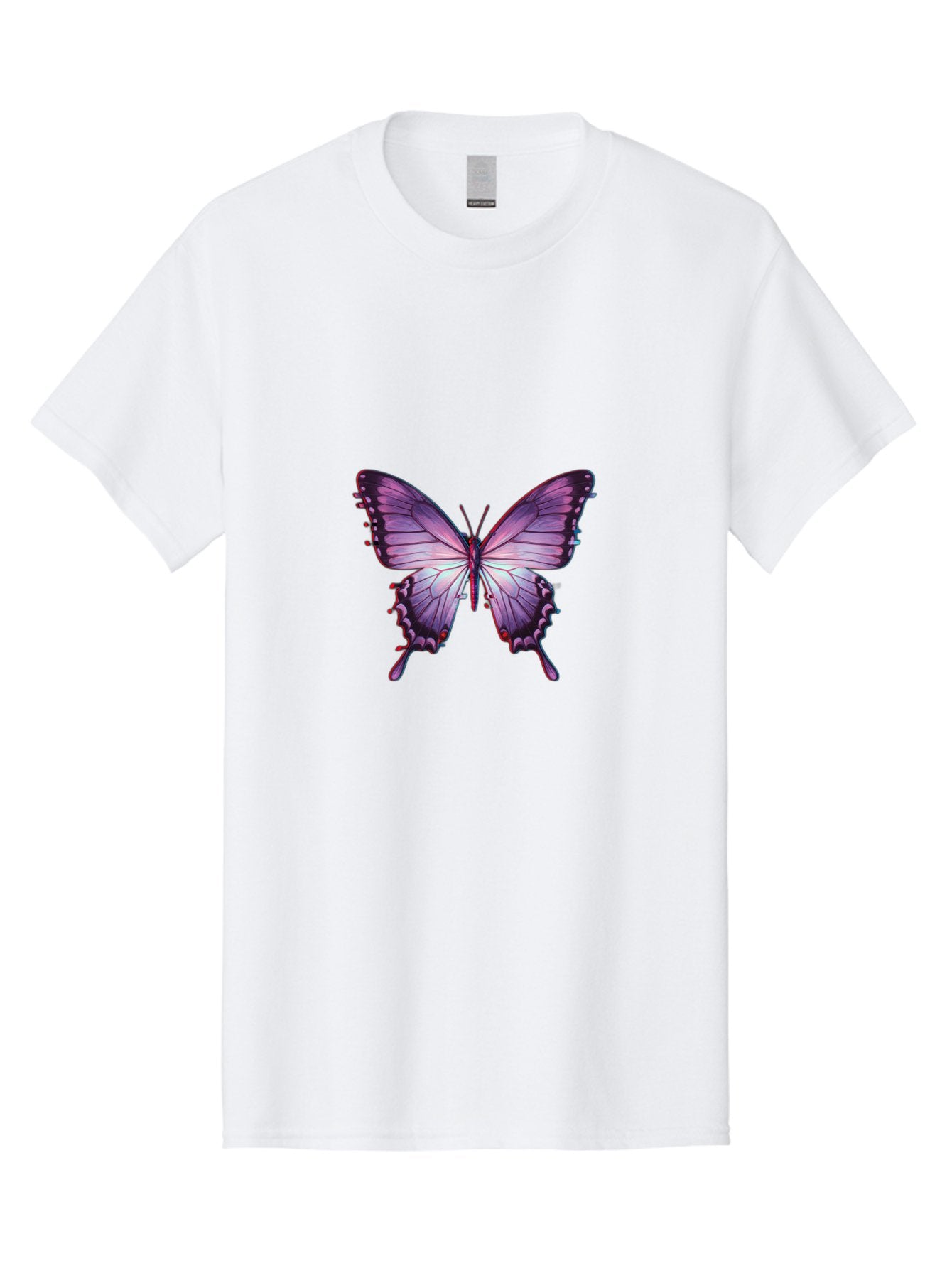 Purple-Butterfly-2 Men'S Graphic Tee, 100% Cotton, Comfortable Casual Summer Wear, Machine Washable, Vintage Camera, Old Camera, Antique Camera, Black Camera, Classic Photography, Photography Equipment, Nostalgic Device, Film Camera, Bai258 6