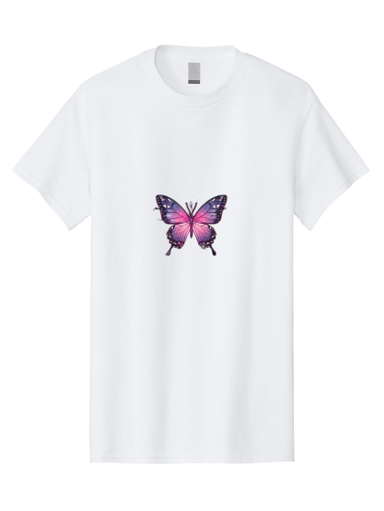 Purple-Butterfly-3 Men'S Graphic Tee, 100% Cotton, Comfortable Casual Summer Wear, Machine Washable, Vintage Camera, Old Camera, Antique Camera, Black Camera, Classic Photography, Photography Equipment, Nostalgic Device, Film Camera, Bai259