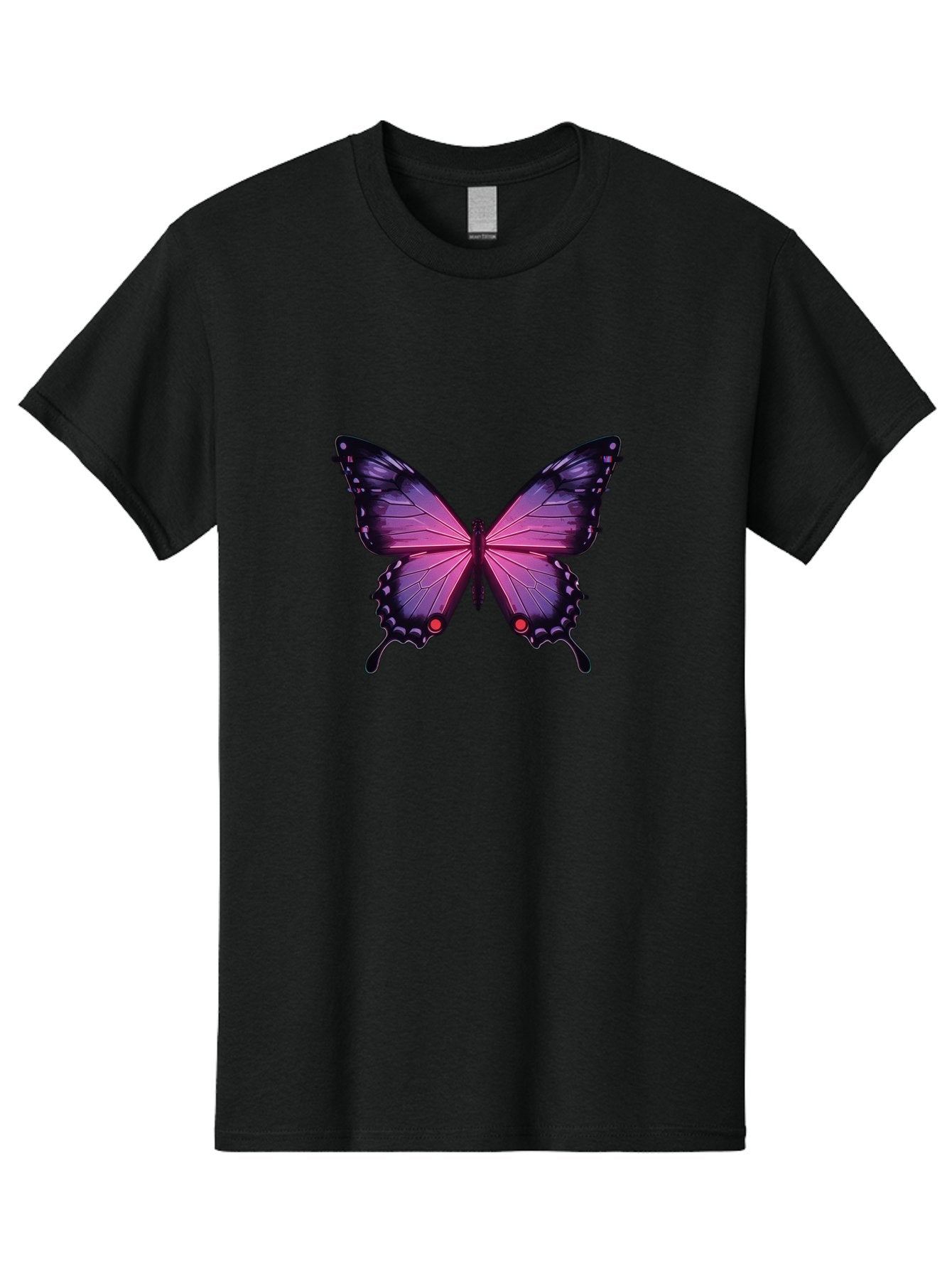 Purple-Butterfly-5 Men'S Graphic Tee, 100% Cotton, Comfortable Casual Summer Wear, Machine Washable, Vintage Camera, Old Camera, Antique Camera, Black Camera, Classic Photography, Photography Equipment, Nostalgic Device, Film Camera, Bai261 8