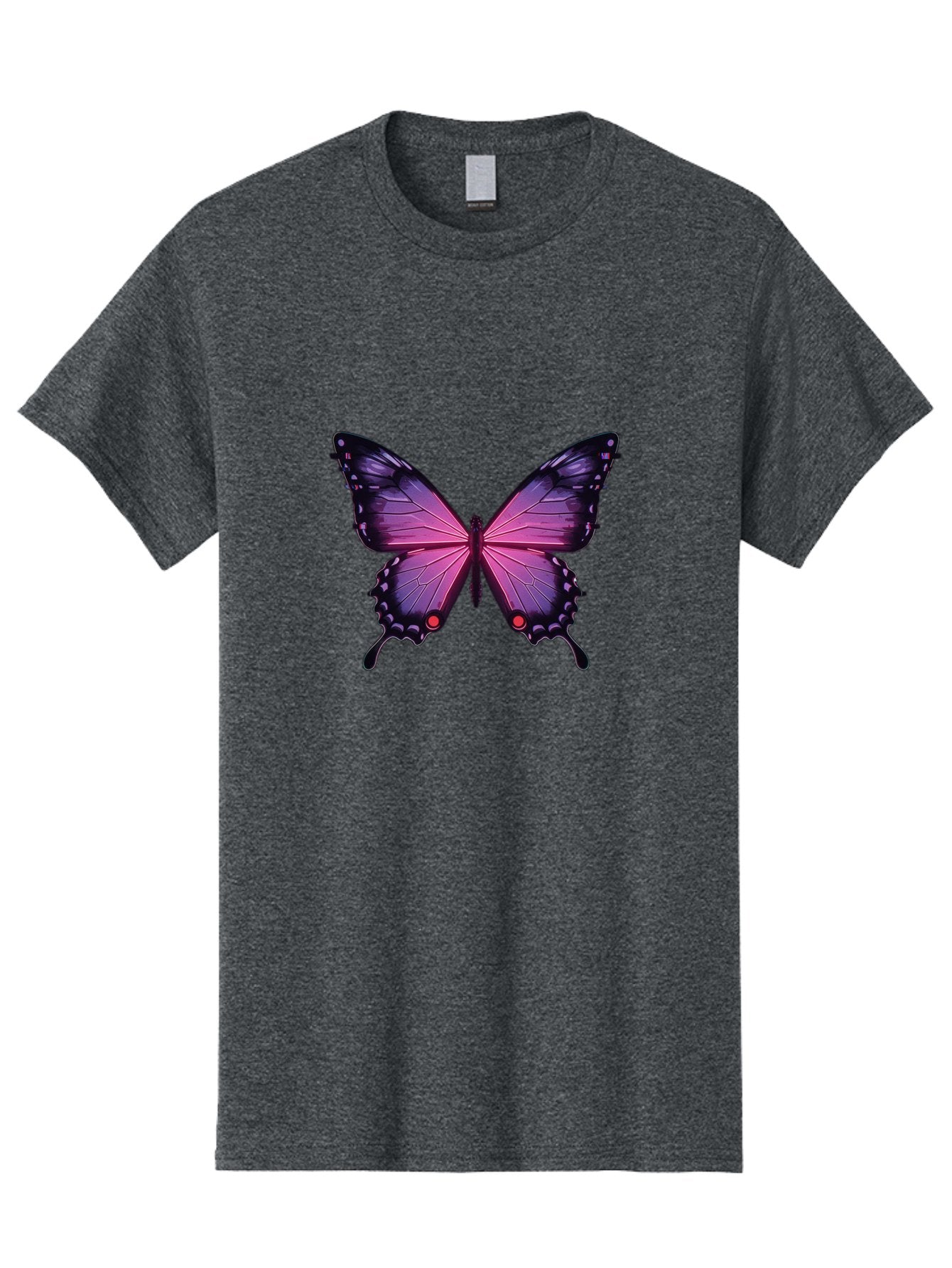 Purple-Butterfly-5 Men'S Graphic Tee, 100% Cotton, Comfortable Casual Summer Wear, Machine Washable, Vintage Camera, Old Camera, Antique Camera, Black Camera, Classic Photography, Photography Equipment, Nostalgic Device, Film Camera, Bai261 9