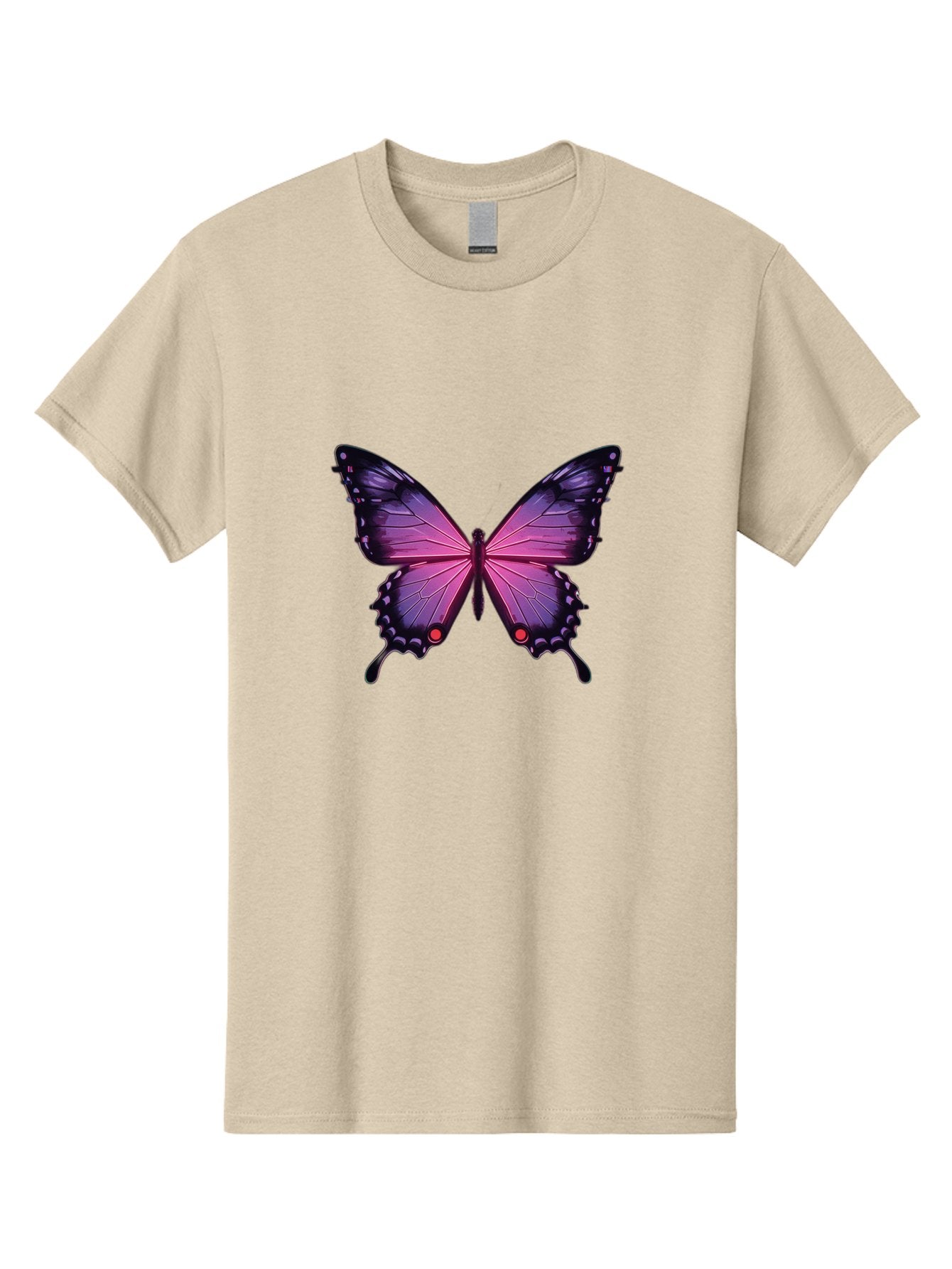 Purple-Butterfly-5 Men'S Graphic Tee, 100% Cotton, Comfortable Casual Summer Wear, Machine Washable, Vintage Camera, Old Camera, Antique Camera, Black Camera, Classic Photography, Photography Equipment, Nostalgic Device, Film Camera, Bai261 14