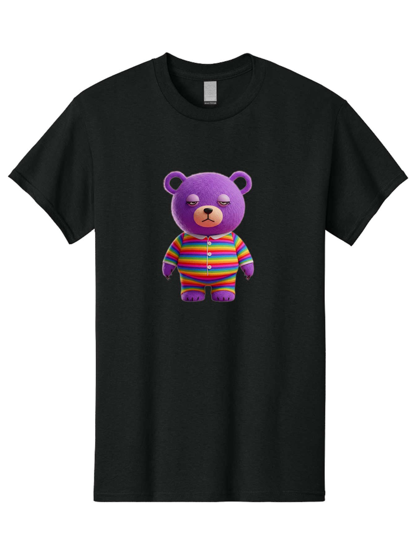 Purple-Teddy-Bear Men'S Graphic Tee, 100% Cotton, Comfortable Casual Summer Wear, Machine Washable, Vintage Camera, Old Camera, Antique Camera, Black Camera, Classic Photography, Photography Equipment, Nostalgic Device, Film Camera, Camera Art Bai263 11