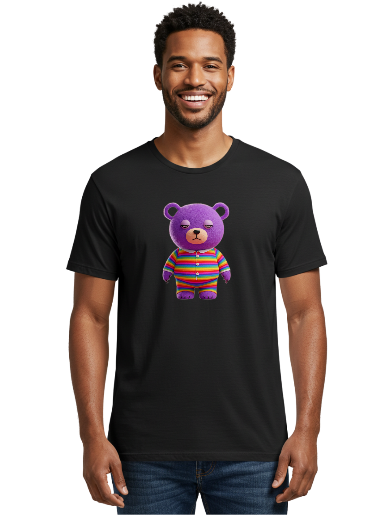 Purple-Teddy-Bear Men'S Graphic Tee, 100% Cotton, Comfortable Casual Summer Wear, Machine Washable, Vintage Camera, Old Camera, Antique Camera, Black Camera, Classic Photography, Photography Equipment, Nostalgic Device, Film Camera, Camera Art Bai263 26