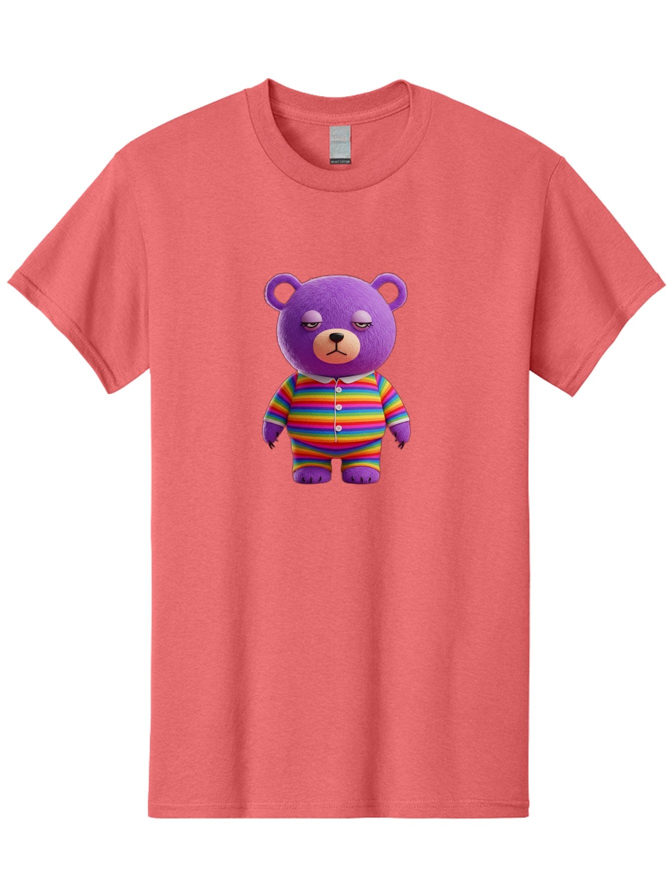 Purple-Teddy-Bear Men'S Graphic Tee, 100% Cotton, Comfortable Casual Summer Wear, Machine Washable, Vintage Camera, Old Camera, Antique Camera, Black Camera, Classic Photography, Photography Equipment, Nostalgic Device, Film Camera, Camera Art Bai263 4