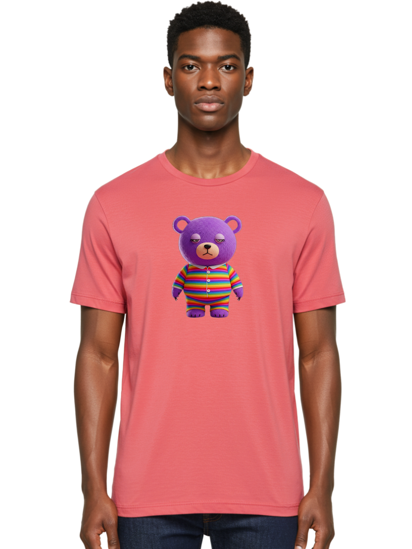 Purple-Teddy-Bear Men'S Graphic Tee, 100% Cotton, Comfortable Casual Summer Wear, Machine Washable, Vintage Camera, Old Camera, Antique Camera, Black Camera, Classic Photography, Photography Equipment, Nostalgic Device, Film Camera, Camera Art Bai263 27