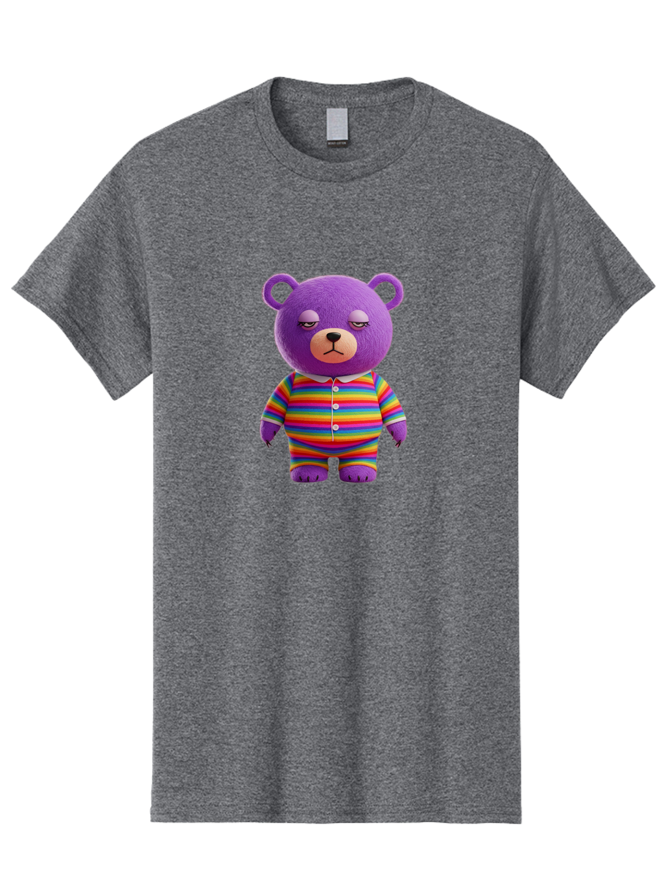 Purple-Teddy-Bear Men'S Graphic Tee, 100% Cotton, Comfortable Casual Summer Wear, Machine Washable, Vintage Camera, Old Camera, Antique Camera, Black Camera, Classic Photography, Photography Equipment, Nostalgic Device, Film Camera, Camera Art Bai263 4
