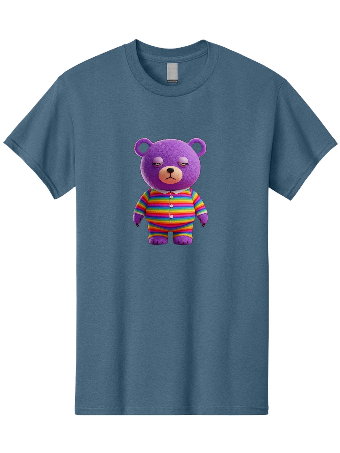 Purple-Teddy-Bear Men'S Graphic Tee, 100% Cotton, Comfortable Casual Summer Wear, Machine Washable, Vintage Camera, Old Camera, Antique Camera, Black Camera, Classic Photography, Photography Equipment, Nostalgic Device, Film Camera, Camera Art Bai263 5