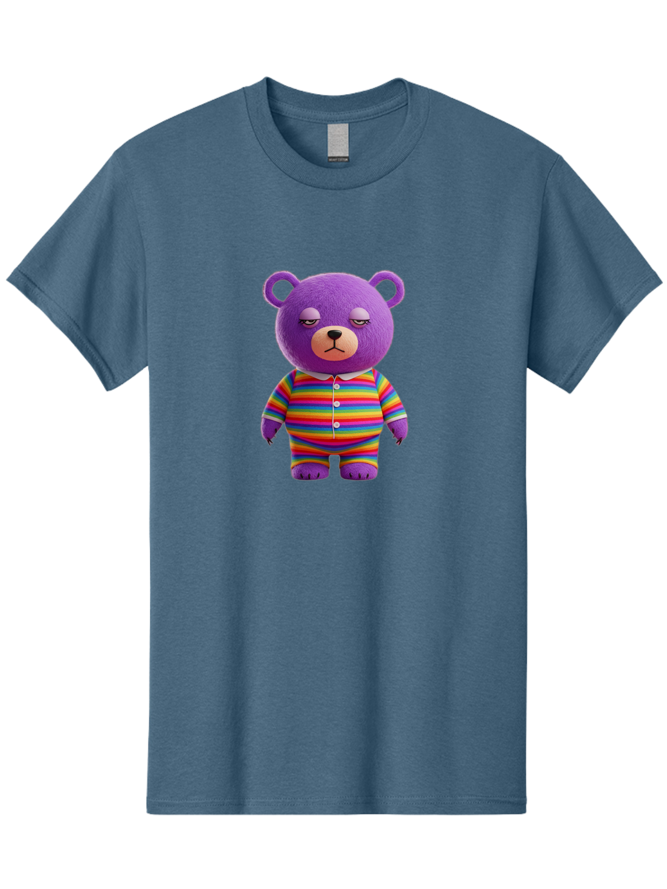 Purple-Teddy-Bear Men'S Graphic Tee, 100% Cotton, Comfortable Casual Summer Wear, Machine Washable, Vintage Camera, Old Camera, Antique Camera, Black Camera, Classic Photography, Photography Equipment, Nostalgic Device, Film Camera, Camera Art Bai263 8