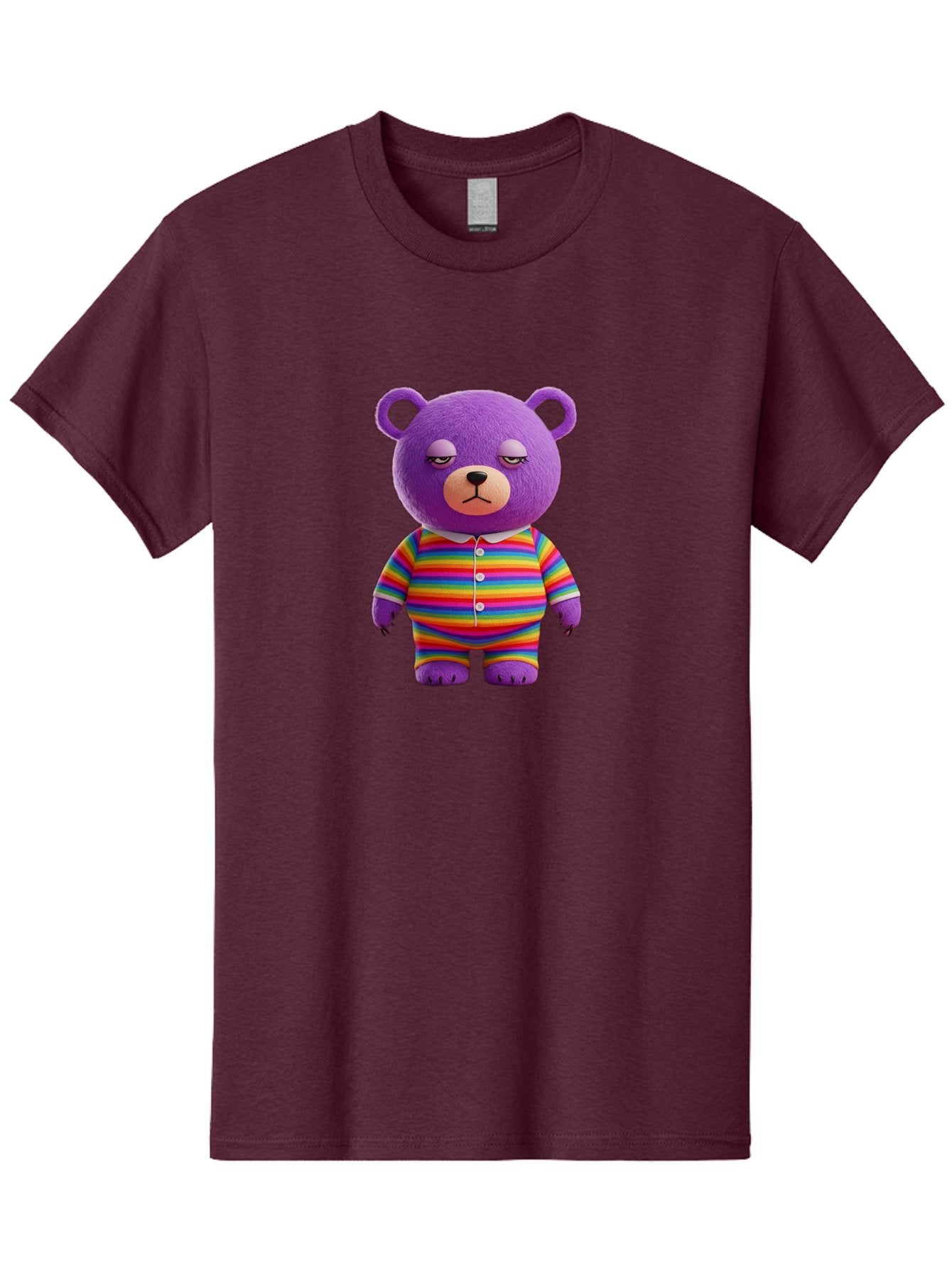 Purple-Teddy-Bear Men'S Graphic Tee, 100% Cotton, Comfortable Casual Summer Wear, Machine Washable, Vintage Camera, Old Camera, Antique Camera, Black Camera, Classic Photography, Photography Equipment, Nostalgic Device, Film Camera, Camera Art Bai263 15