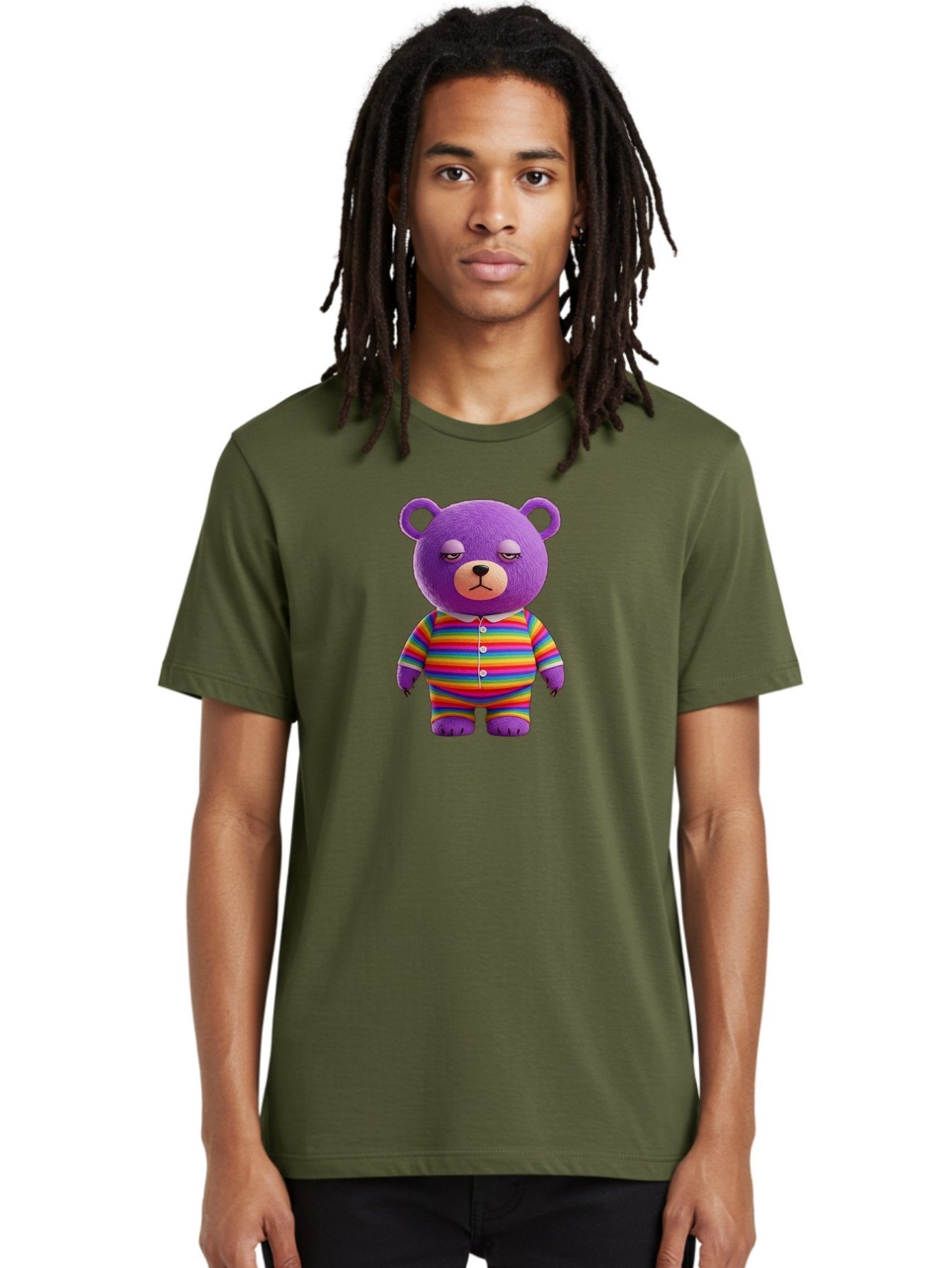 Purple-Teddy-Bear Men'S Graphic Tee, 100% Cotton, Comfortable Casual Summer Wear, Machine Washable, Vintage Camera, Old Camera, Antique Camera, Black Camera, Classic Photography, Photography Equipment, Nostalgic Device, Film Camera, Camera Art Bai263 26