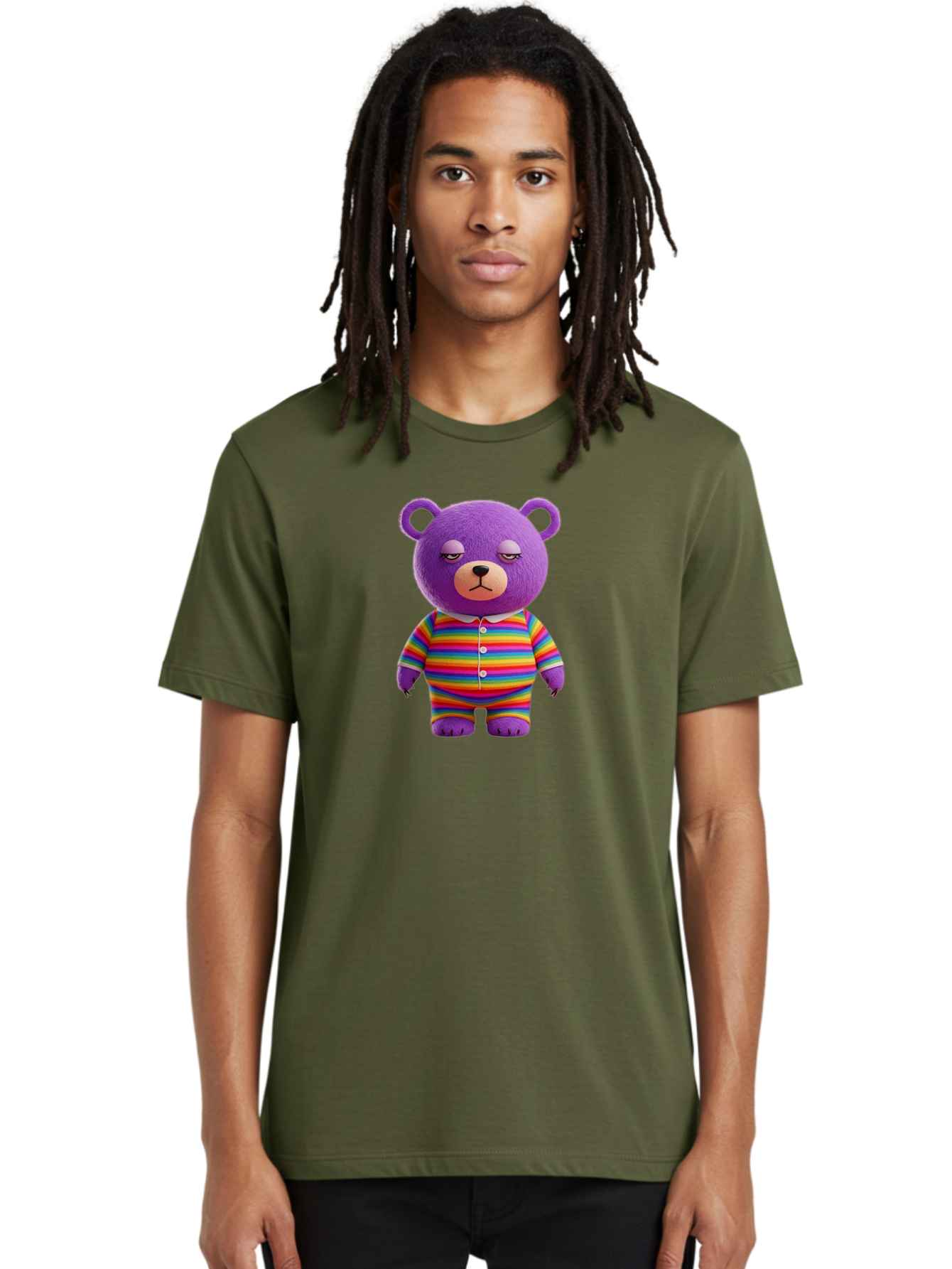 Purple-Teddy-Bear Men'S Graphic Tee, 100% Cotton, Comfortable Casual Summer Wear, Machine Washable, Vintage Camera, Old Camera, Antique Camera, Black Camera, Classic Photography, Photography Equipment, Nostalgic Device, Film Camera, Camera Art Bai263 20