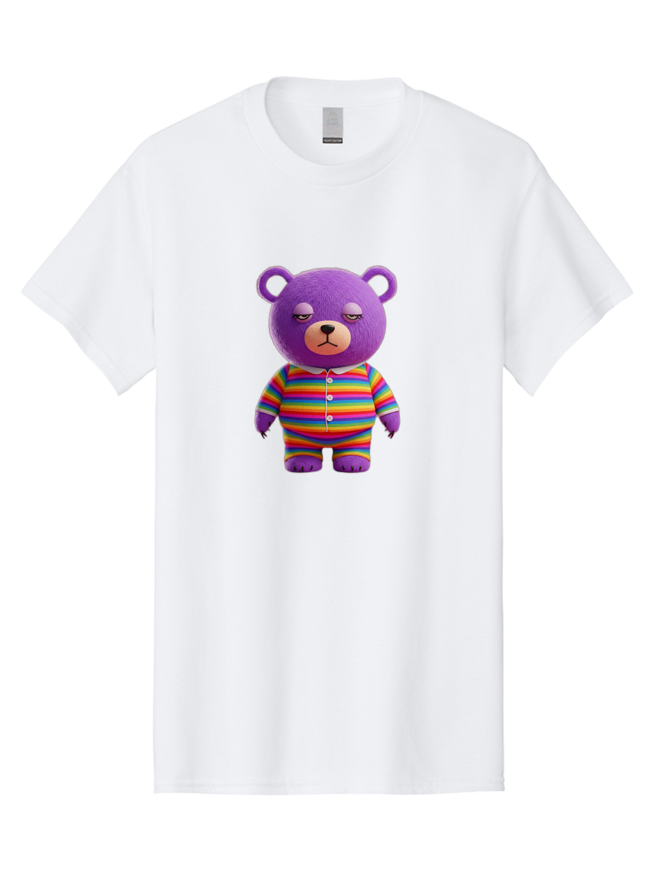 Purple-Teddy-Bear Men'S Graphic Tee, 100% Cotton, Comfortable Casual Summer Wear, Machine Washable, Vintage Camera, Old Camera, Antique Camera, Black Camera, Classic Photography, Photography Equipment, Nostalgic Device, Film Camera, Camera Art Bai263 9