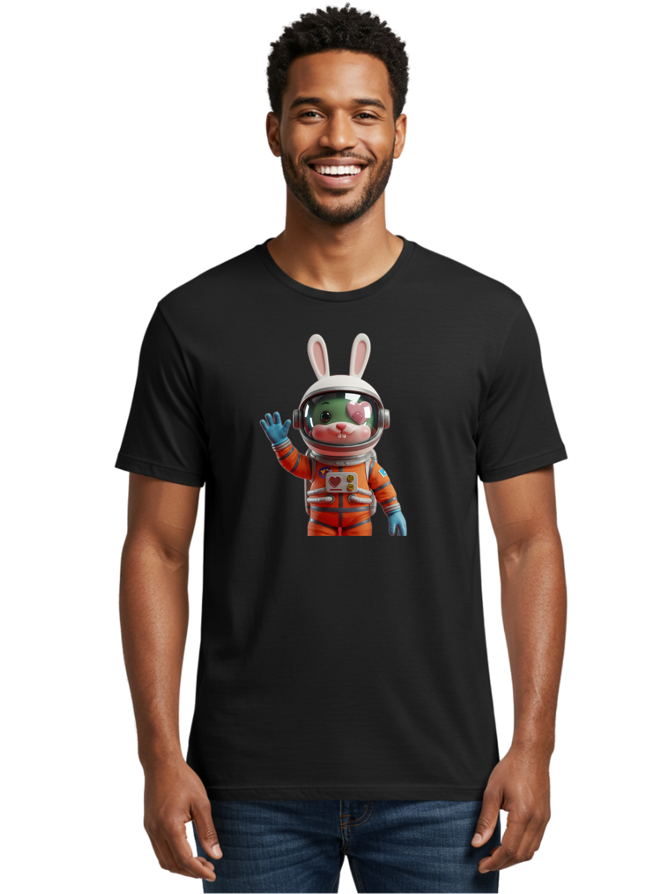 Rabbit-Astronaut-1 Men'S Graphic Tee, 100% Cotton, Comfortable Casual Summer Wear, Machine Washable, Vintage Camera, Old Camera, Antique Camera, Black Camera, Classic Photography, Photography Equipment, Nostalgic Device, Film Camera, Bai268 28