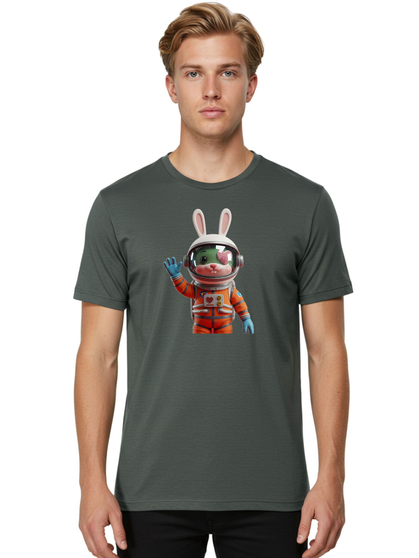 Rabbit-Astronaut-1 Men'S Graphic Tee, 100% Cotton, Comfortable Casual Summer Wear, Machine Washable, Vintage Camera, Old Camera, Antique Camera, Black Camera, Classic Photography, Photography Equipment, Nostalgic Device, Film Camera, Bai268 18