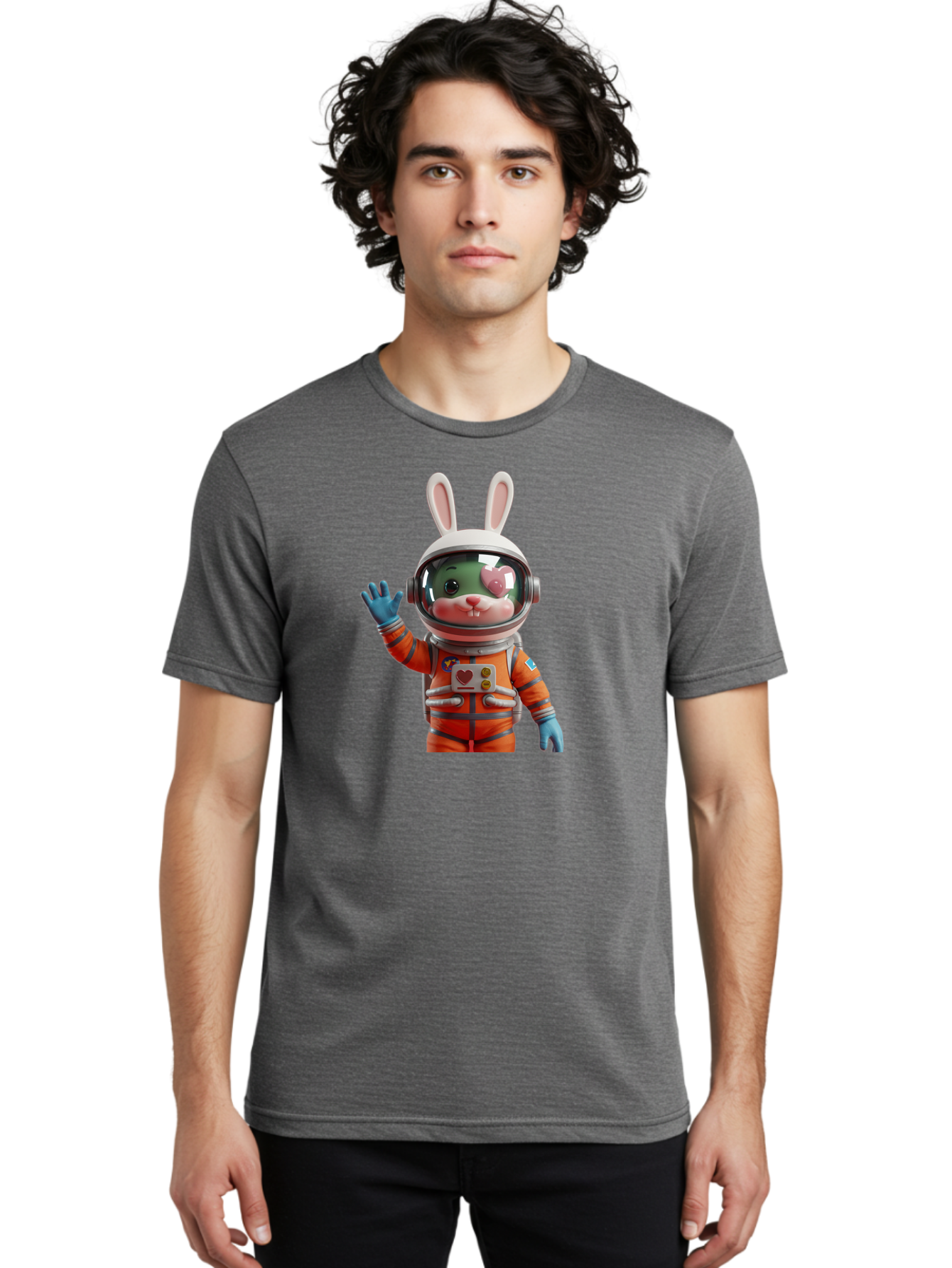 Rabbit-Astronaut-1 Men'S Graphic Tee, 100% Cotton, Comfortable Casual Summer Wear, Machine Washable, Vintage Camera, Old Camera, Antique Camera, Black Camera, Classic Photography, Photography Equipment, Nostalgic Device, Film Camera, Bai268 20
