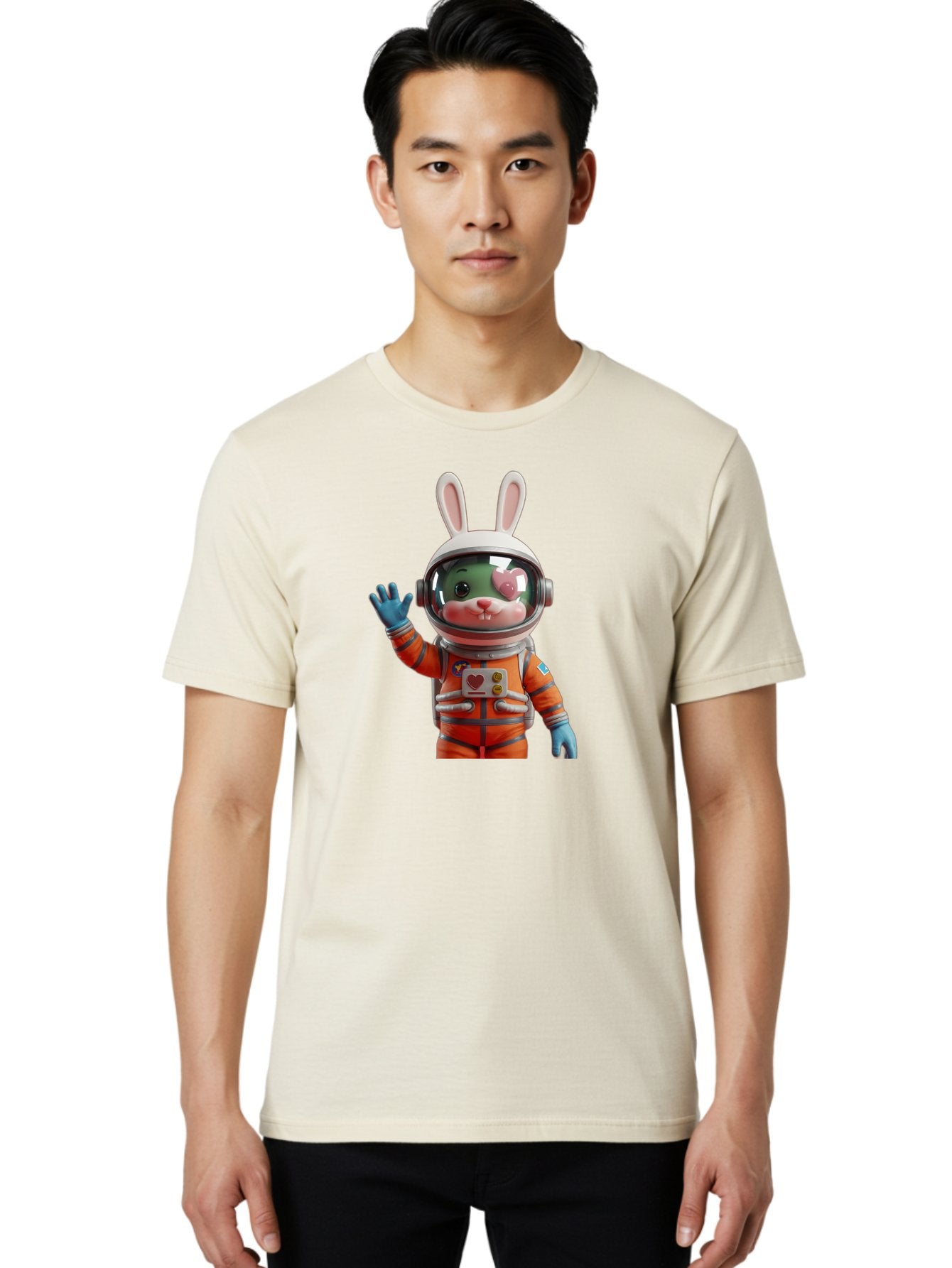 Rabbit-Astronaut-1 Men'S Graphic Tee, 100% Cotton, Comfortable Casual Summer Wear, Machine Washable, Vintage Camera, Old Camera, Antique Camera, Black Camera, Classic Photography, Photography Equipment, Nostalgic Device, Film Camera, Bai268 22