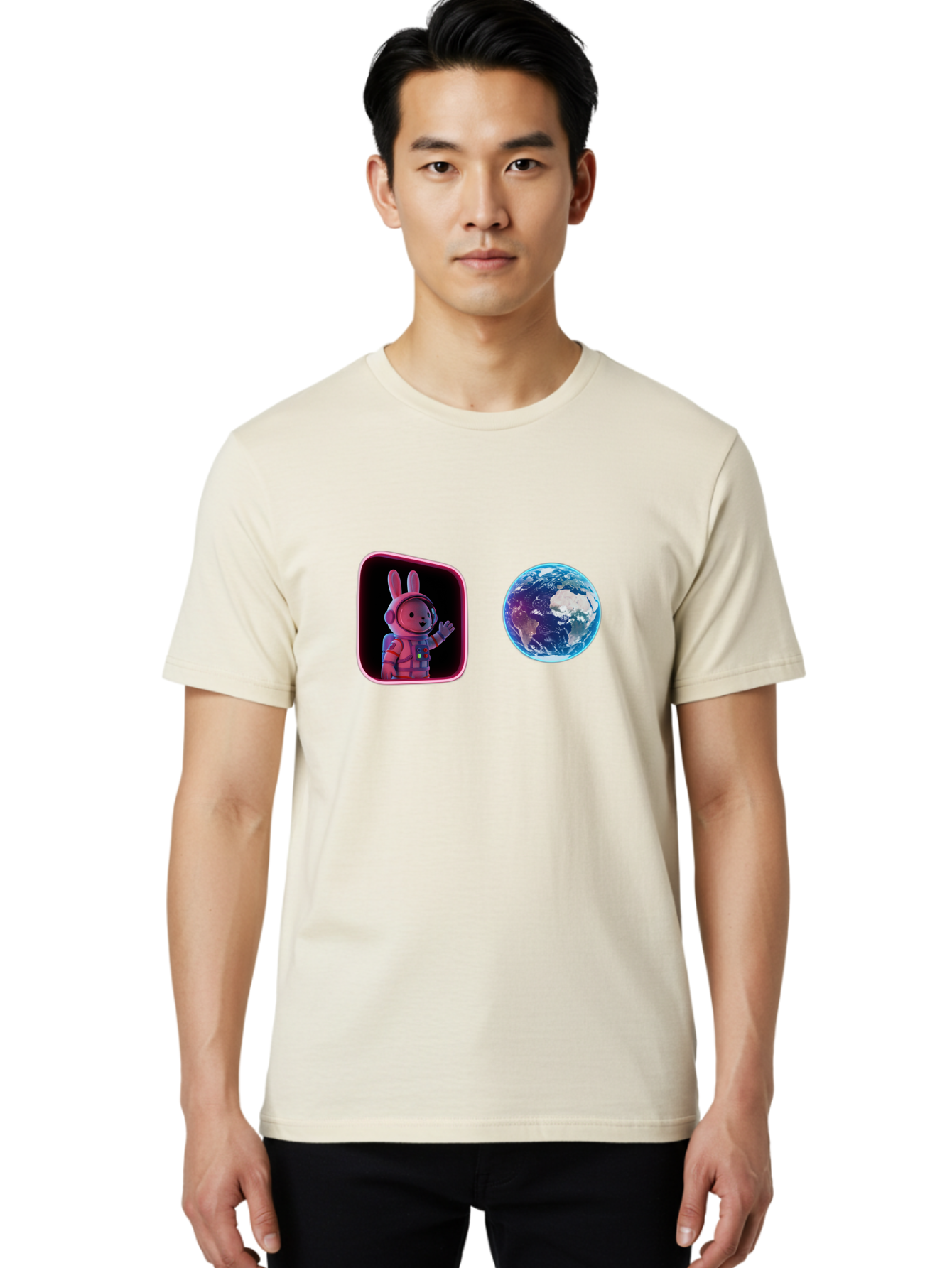 Rabbit-Astronaut-6 Men'S Graphic Tee, 100% Cotton, Comfortable Casual Summer Wear, Machine Washable, Vintage Camera, Old Camera, Antique Camera, Black Camera, Classic Photography, Photography Equipment, Nostalgic Device, Film Camera, Bai274 16