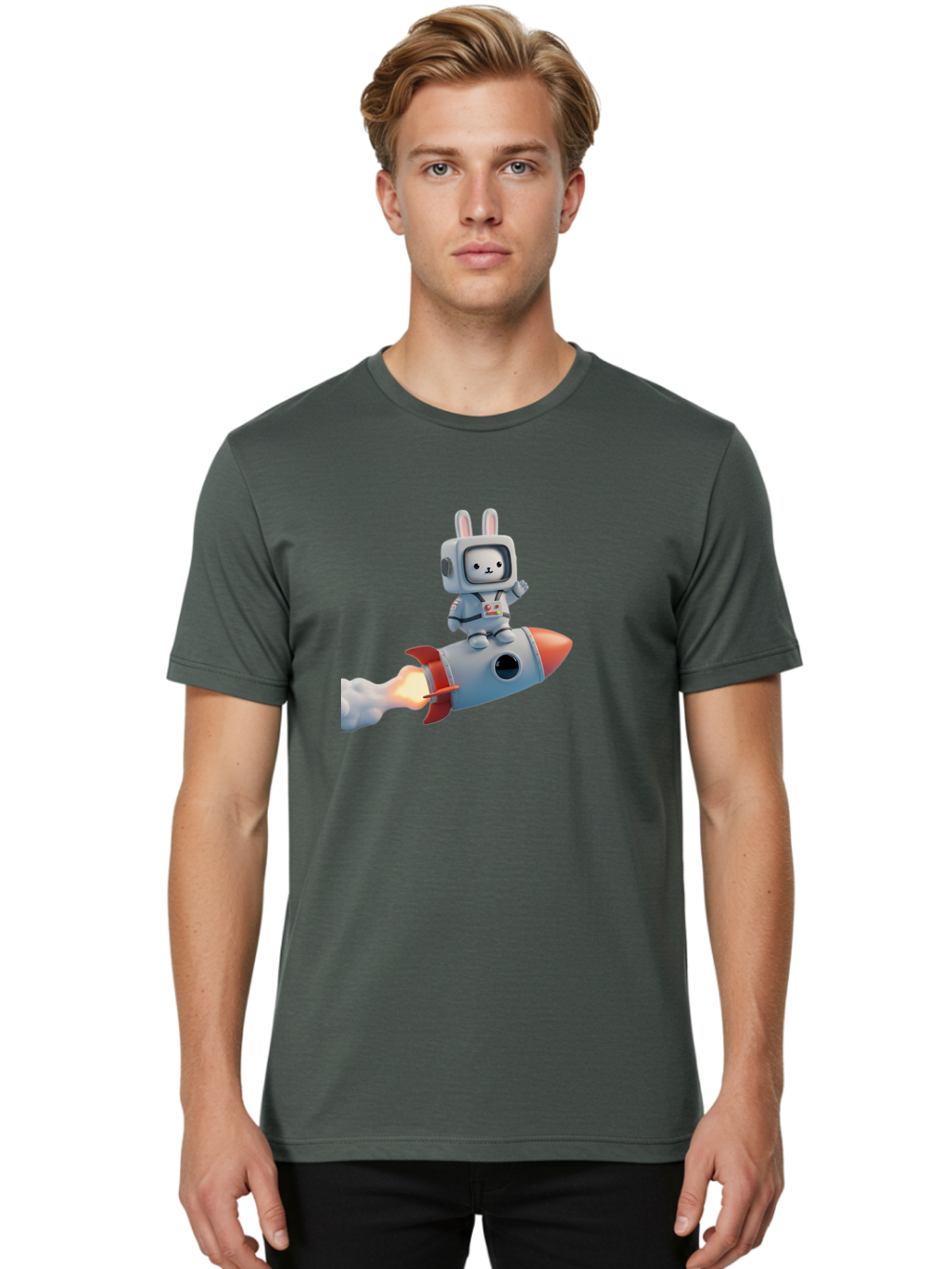 Rabbit-Astronaut-7 Men'S Graphic Tee, 100% Cotton, Comfortable Casual Summer Wear, Machine Washable, Vintage Camera, Old Camera, Antique Camera, Black Camera, Classic Photography, Photography Equipment, Nostalgic Device, Film Camera, Bai275 25