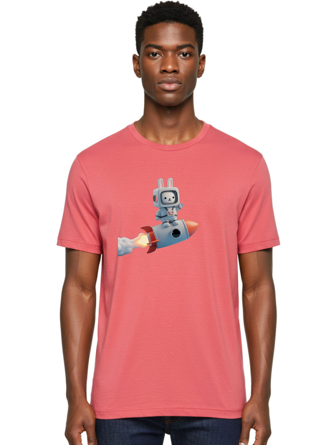 Rabbit-Astronaut-7 Men'S Graphic Tee, 100% Cotton, Comfortable Casual Summer Wear, Machine Washable, Vintage Camera, Old Camera, Antique Camera, Black Camera, Classic Photography, Photography Equipment, Nostalgic Device, Film Camera, Bai275 16