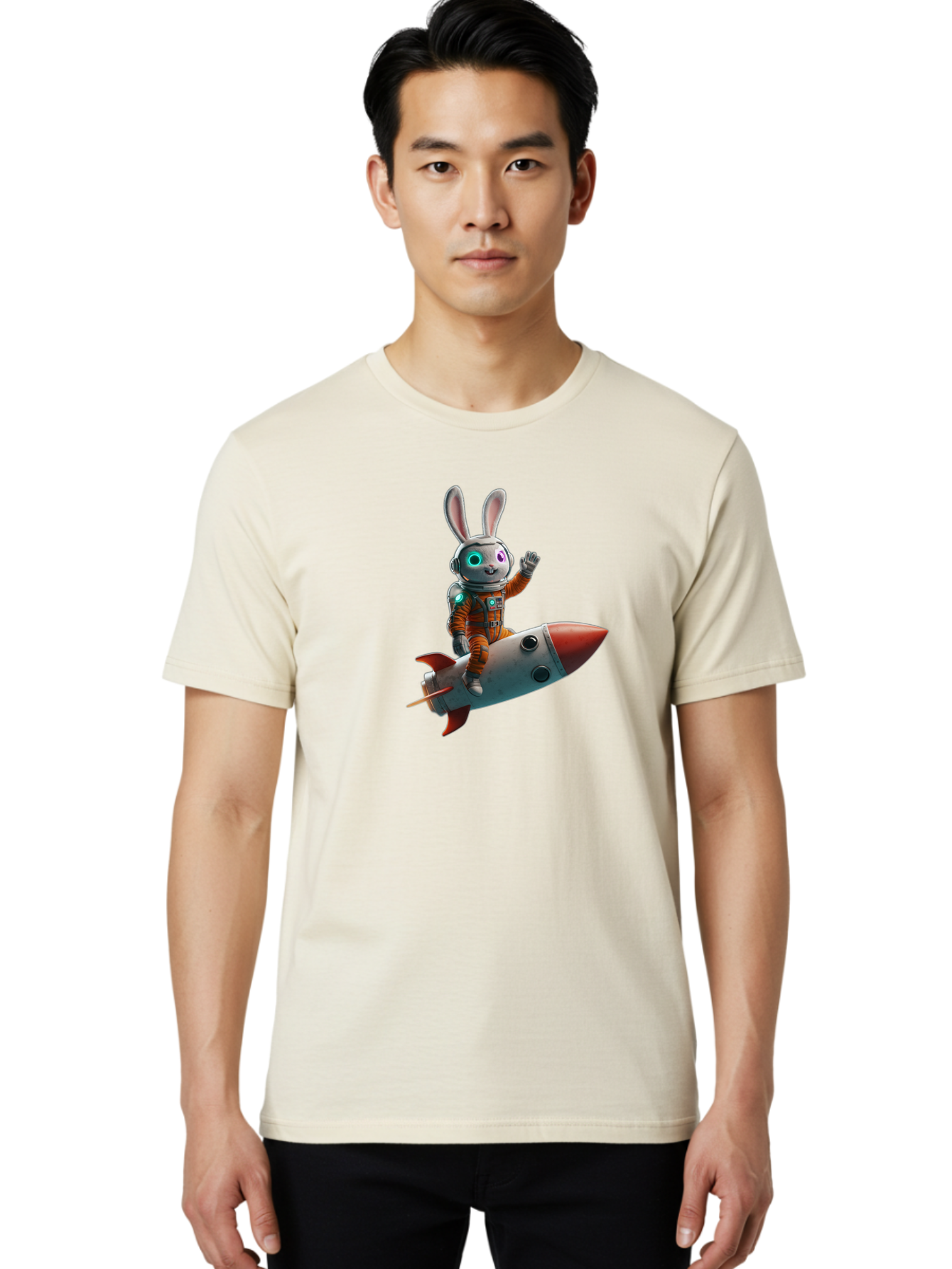Rabbit-Astronaut-8 Men'S Graphic Tee, 100% Cotton, Comfortable Casual Summer Wear, Machine Washable, Vintage Camera, Old Camera, Antique Camera, Black Camera, Classic Photography, Photography Equipment, Nostalgic Device, Film Camera, Bai276 16