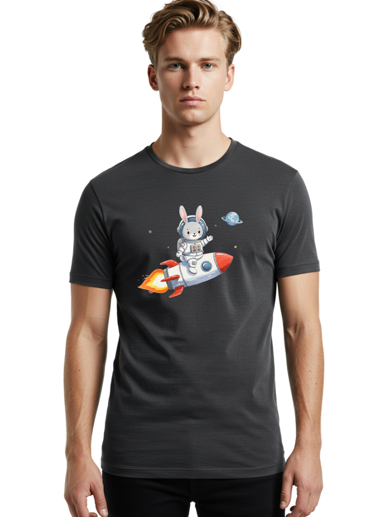Rabbit-Astronaut-9 Men'S Graphic Tee, 100% Cotton, Comfortable Casual Summer Wear, Machine Washable, Vintage Camera, Old Camera, Antique Camera, Black Camera, Classic Photography, Photography Equipment, Nostalgic Device, Film Camera, Bai277 21