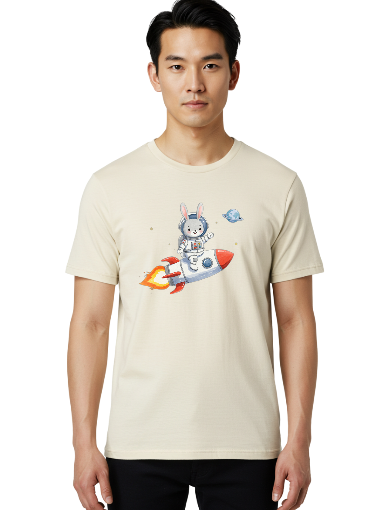 Rabbit-Astronaut-9 Men'S Graphic Tee, 100% Cotton, Comfortable Casual Summer Wear, Machine Washable, Vintage Camera, Old Camera, Antique Camera, Black Camera, Classic Photography, Photography Equipment, Nostalgic Device, Film Camera, Bai277 18