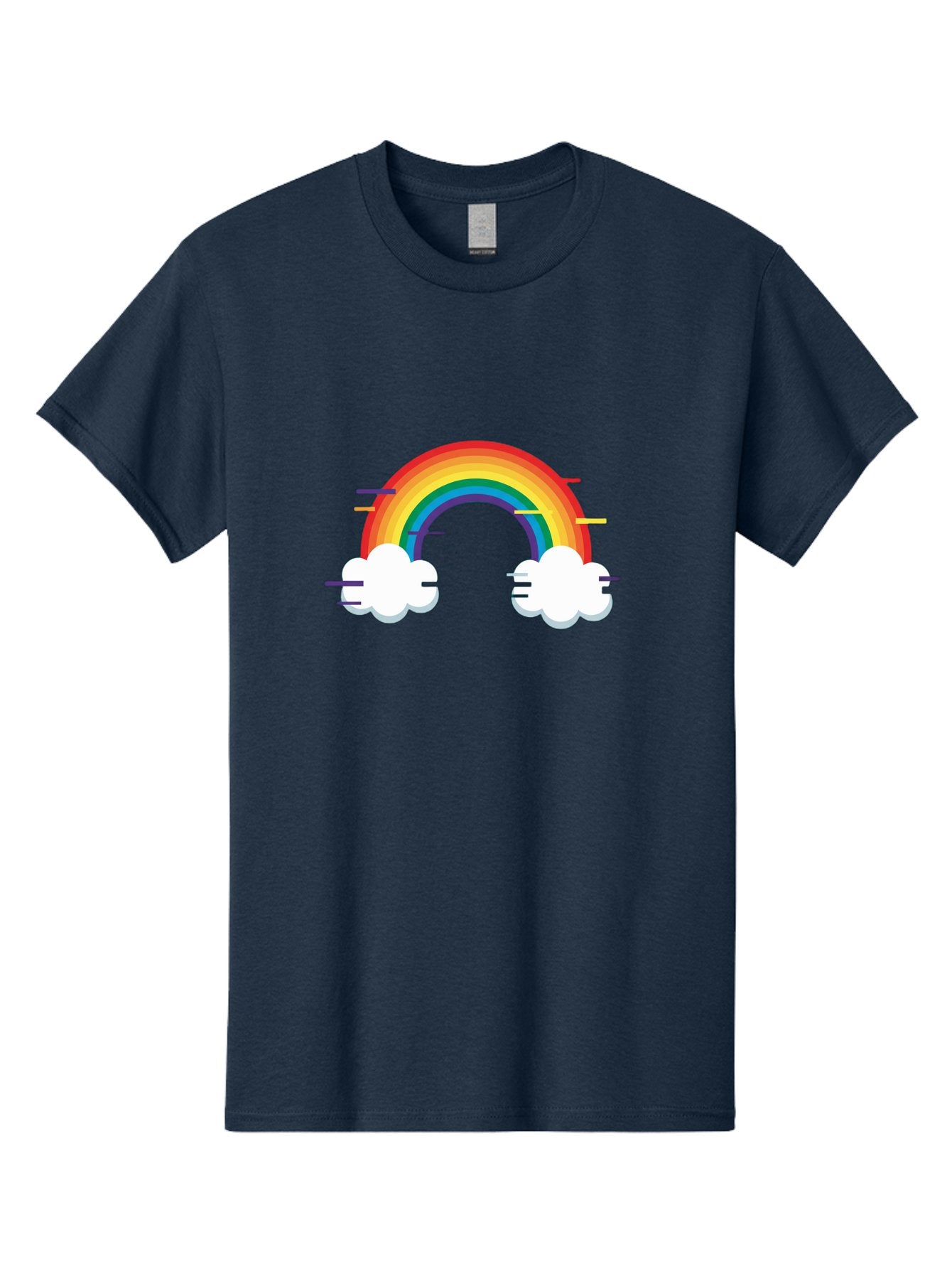 Rainbow-And-Clouds Men'S Graphic Tee, 100% Cotton, Comfortable Casual Summer Wear, Machine Washable, Vintage Camera, Old Camera, Antique Camera, Black Camera, Classic Photography, Photography Equipment, Nostalgic Device, Film Camera, Bai284 9