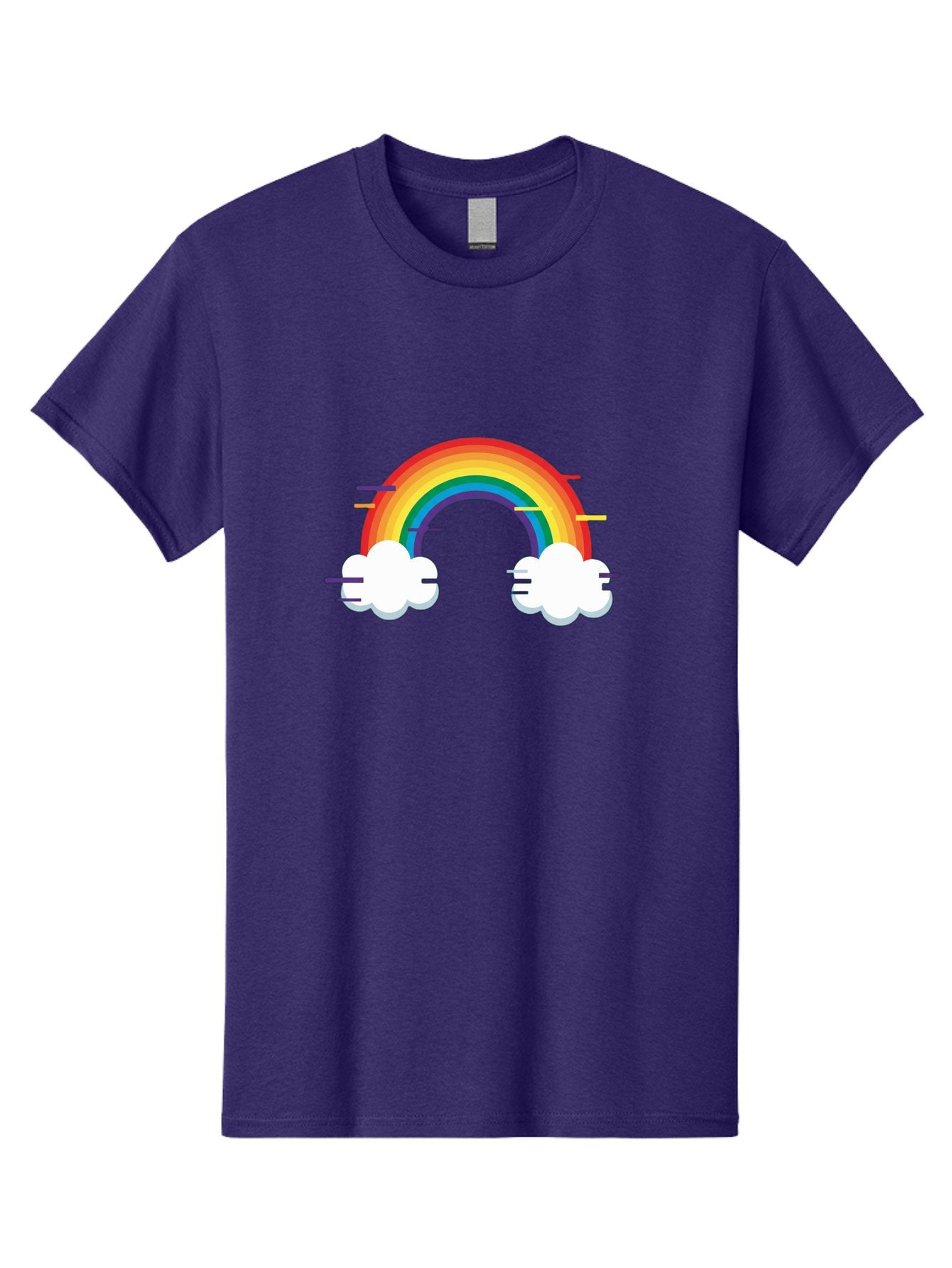 Rainbow-And-Clouds Men'S Graphic Tee, 100% Cotton, Comfortable Casual Summer Wear, Machine Washable, Vintage Camera, Old Camera, Antique Camera, Black Camera, Classic Photography, Photography Equipment, Nostalgic Device, Film Camera, Bai284 4