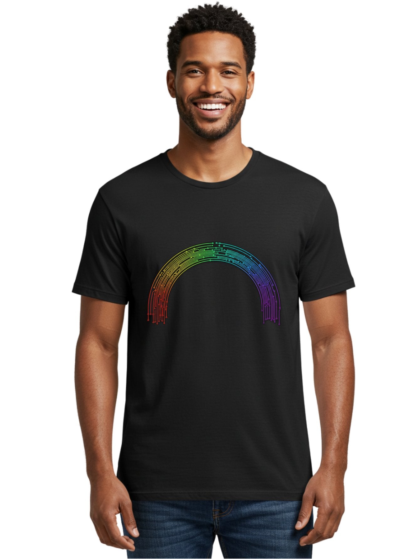 Rainbow-Arch Men'S Graphic Tee, 100% Cotton, Comfortable Casual Summer Wear, Machine Washable, Vintage Camera, Old Camera, Antique Camera, Black Camera, Classic Photography, Photography Equipment, Nostalgic Device, Film Camera, Camera Art Bai285 27