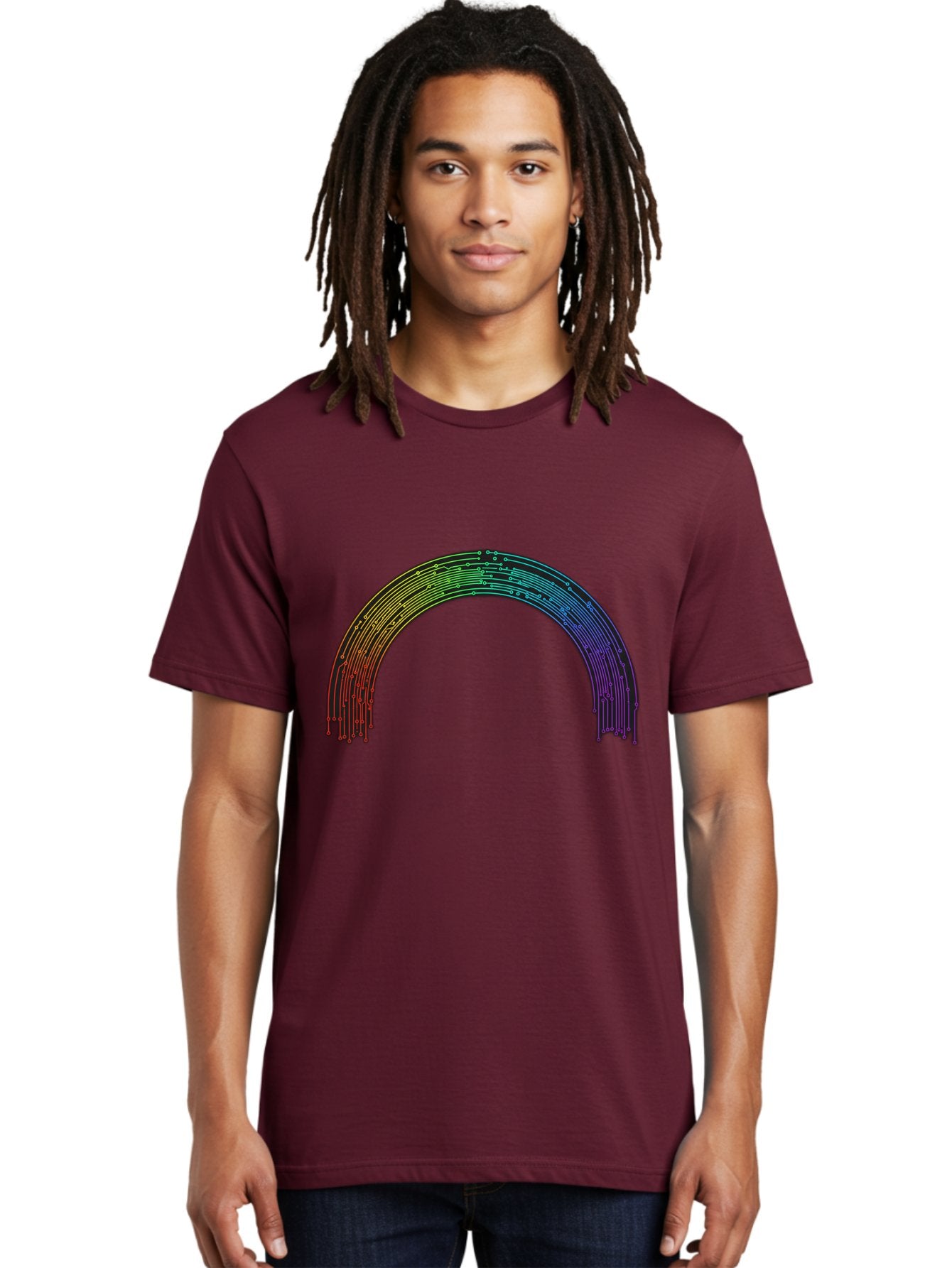 Rainbow-Arch Men'S Graphic Tee, 100% Cotton, Comfortable Casual Summer Wear, Machine Washable, Vintage Camera, Old Camera, Antique Camera, Black Camera, Classic Photography, Photography Equipment, Nostalgic Device, Film Camera, Camera Art Bai285 30