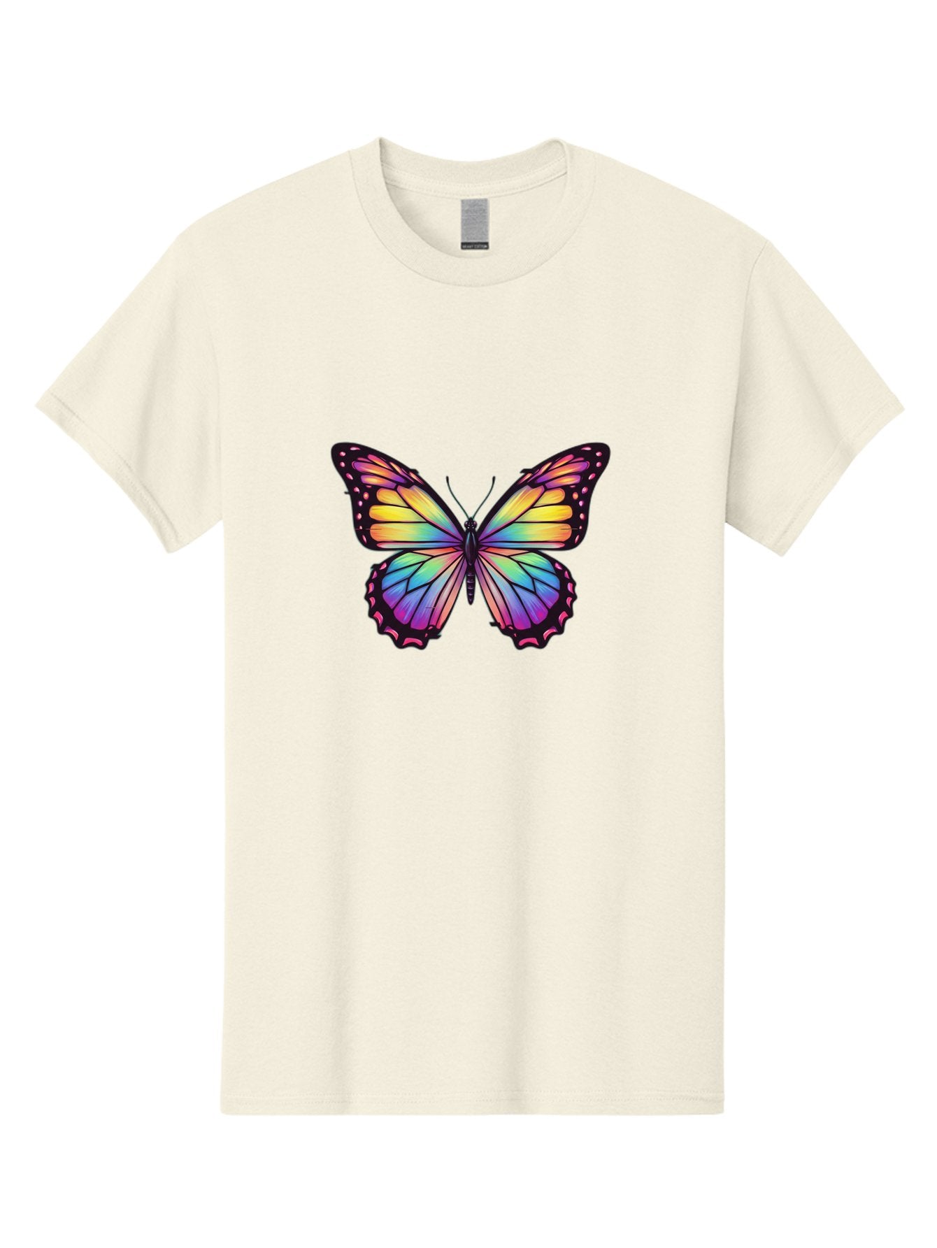 Rainbow-Butterfly-1 Men'S Graphic Tee, 100% Cotton, Comfortable Casual Summer Wear, Machine Washable, Vintage Camera, Old Camera, Antique Camera, Black Camera, Classic Photography, Photography Equipment, Nostalgic Device, Film Camera, Bai286 7