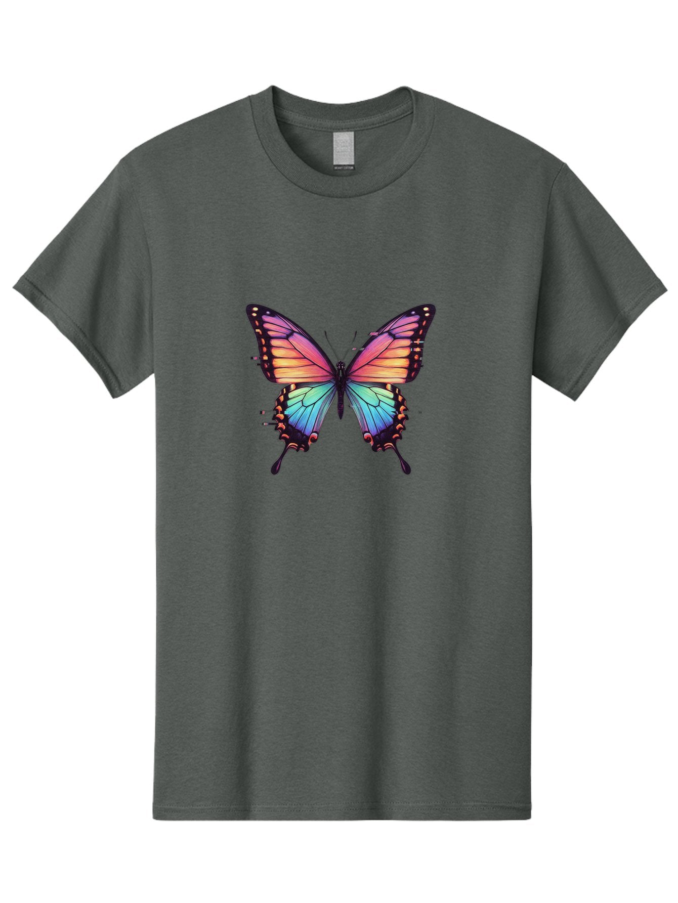 Rainbow-Butterfly Men'S Graphic Tee, 100% Cotton, Comfortable Casual Summer Wear, Machine Washable, Vintage Camera, Old Camera, Antique Camera, Black Camera, Classic Photography, Photography Equipment, Nostalgic Device, Film Camera, Camera Art Bai287 9